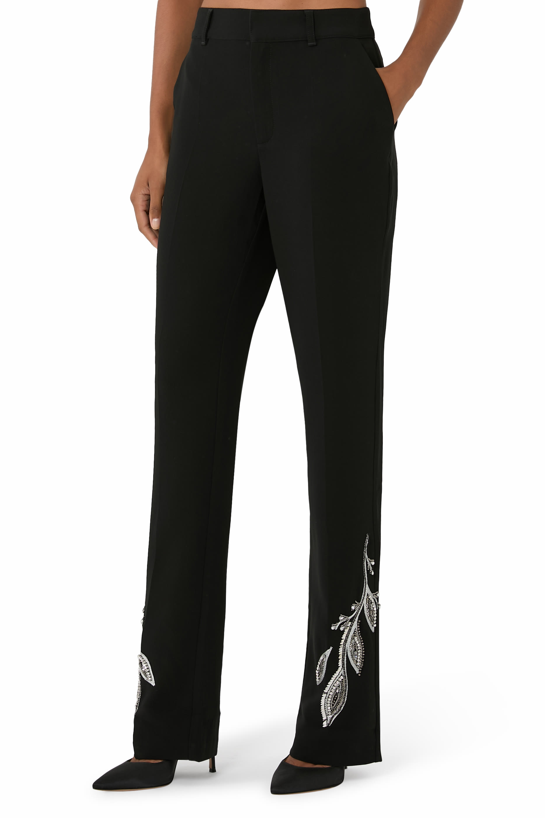 Metallic Paisley Kerry Pants