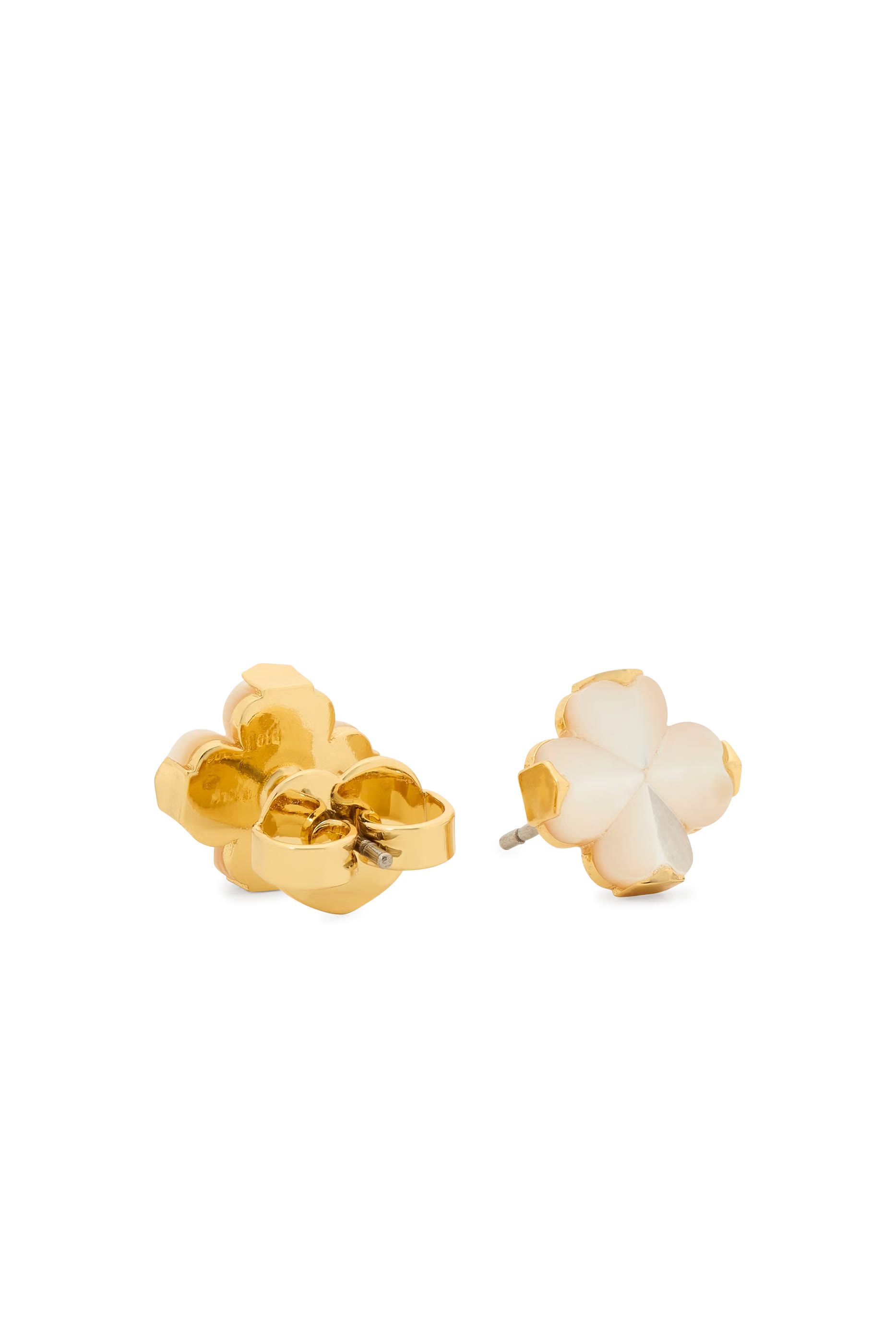 Spade Flower Studs