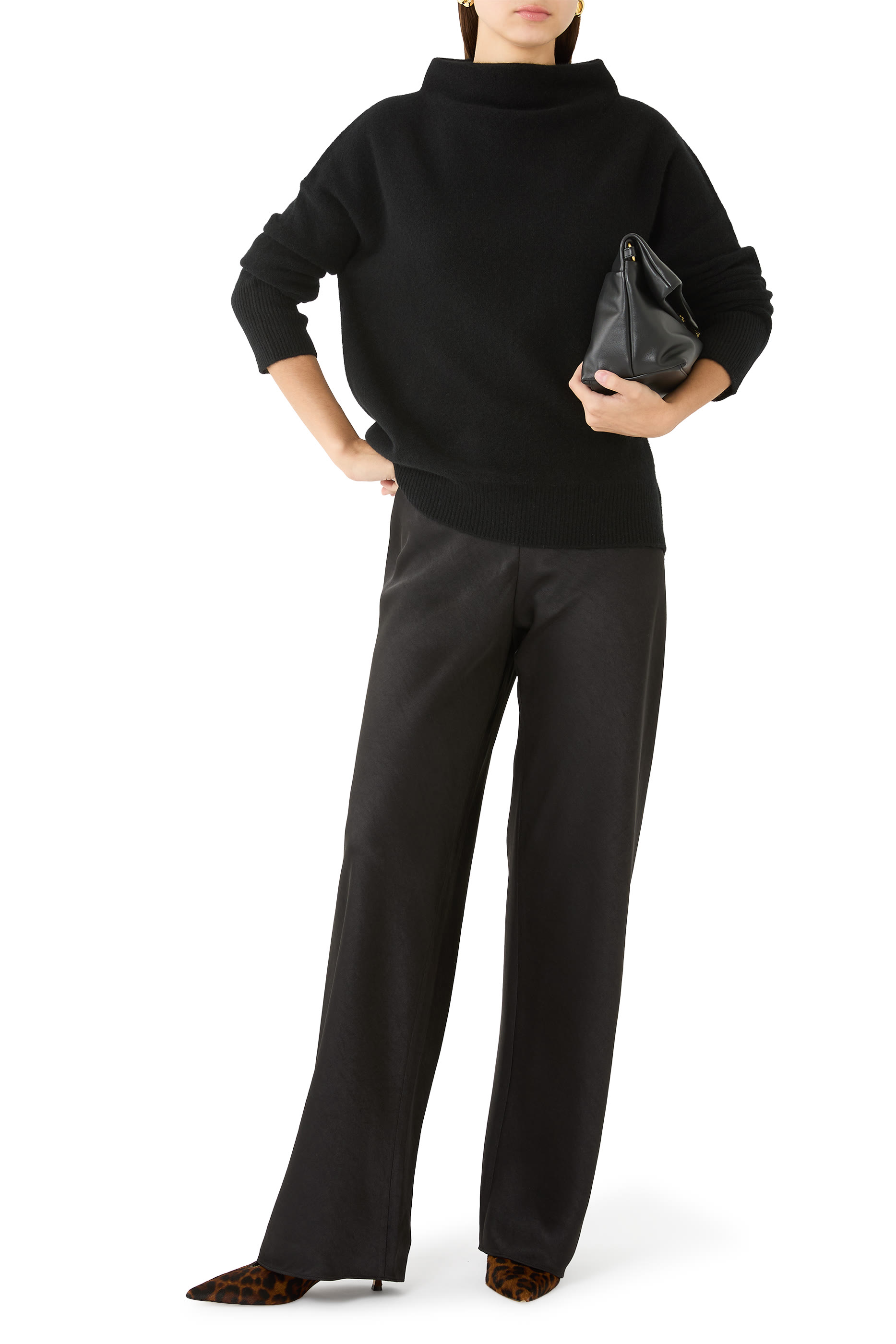 Fluid Satin Bias Pant 