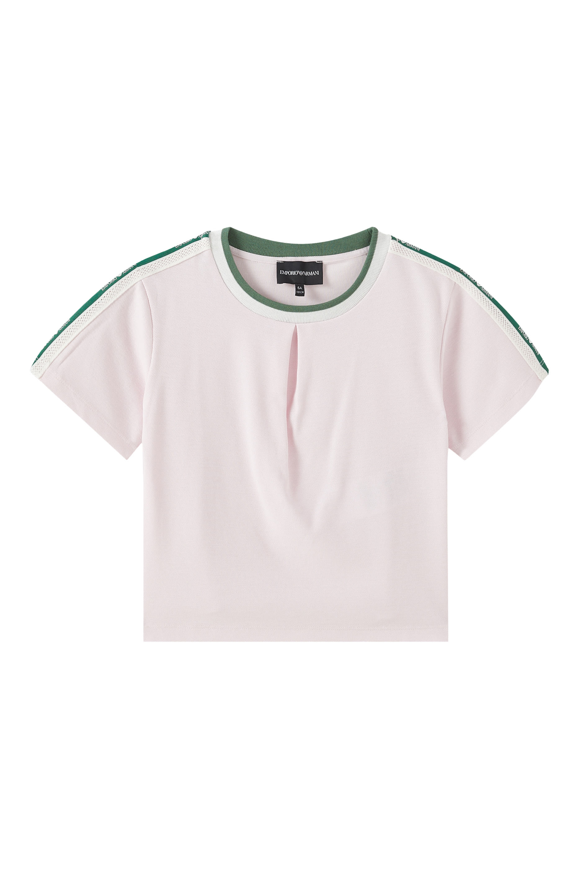 Kids EA Text Logo Tape T-Shirt