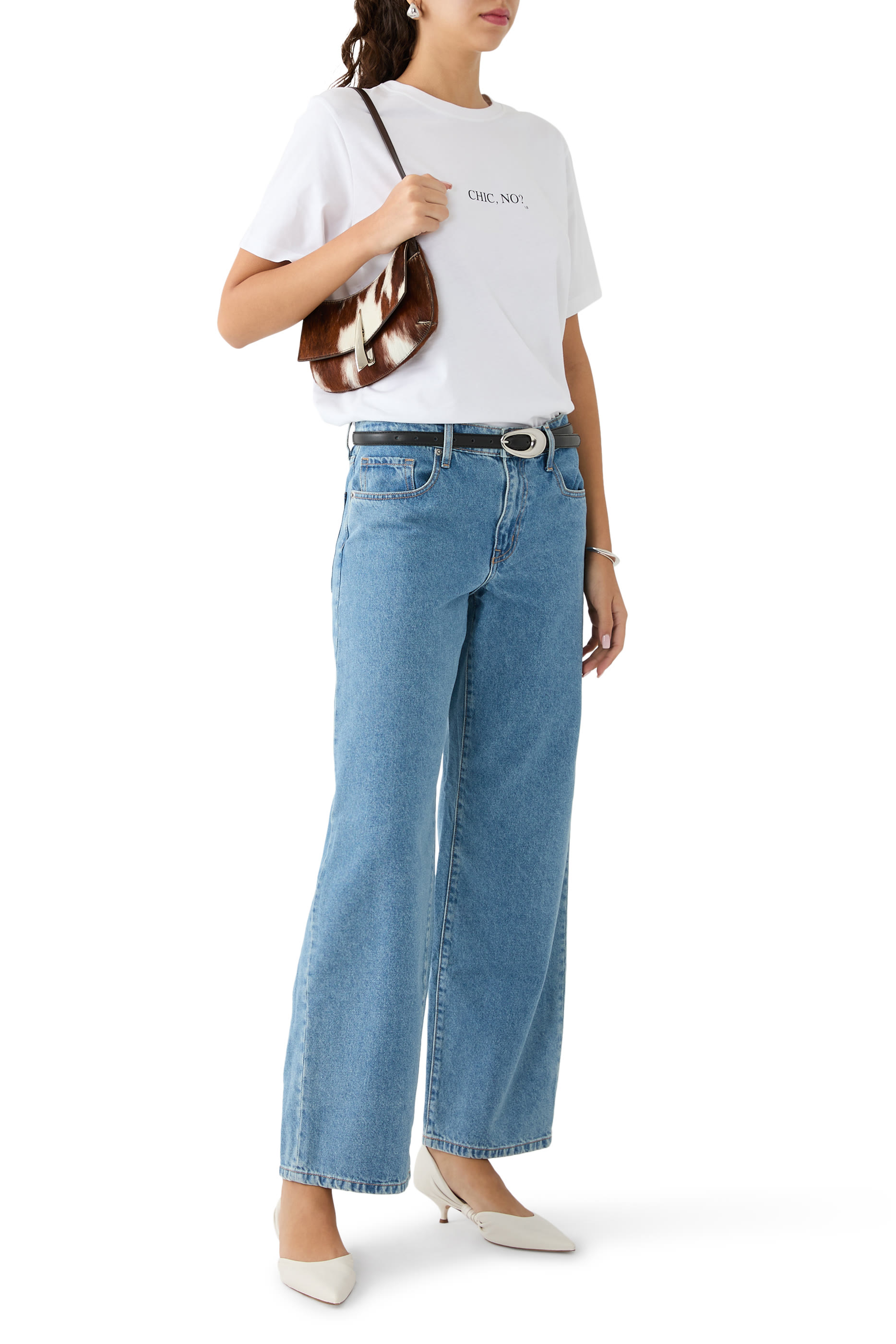 Avril Mid Slouchy Wide Leg Jeans