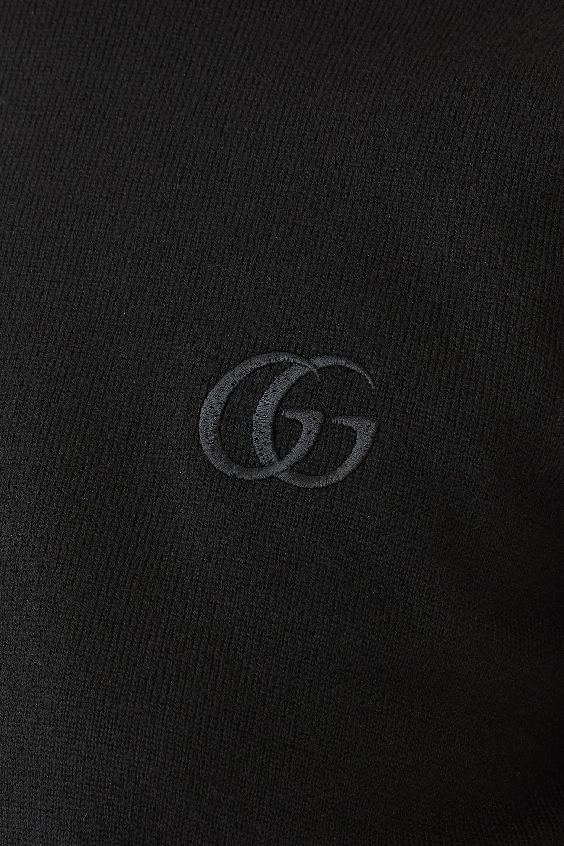  Knit Wool Top with Embroidery