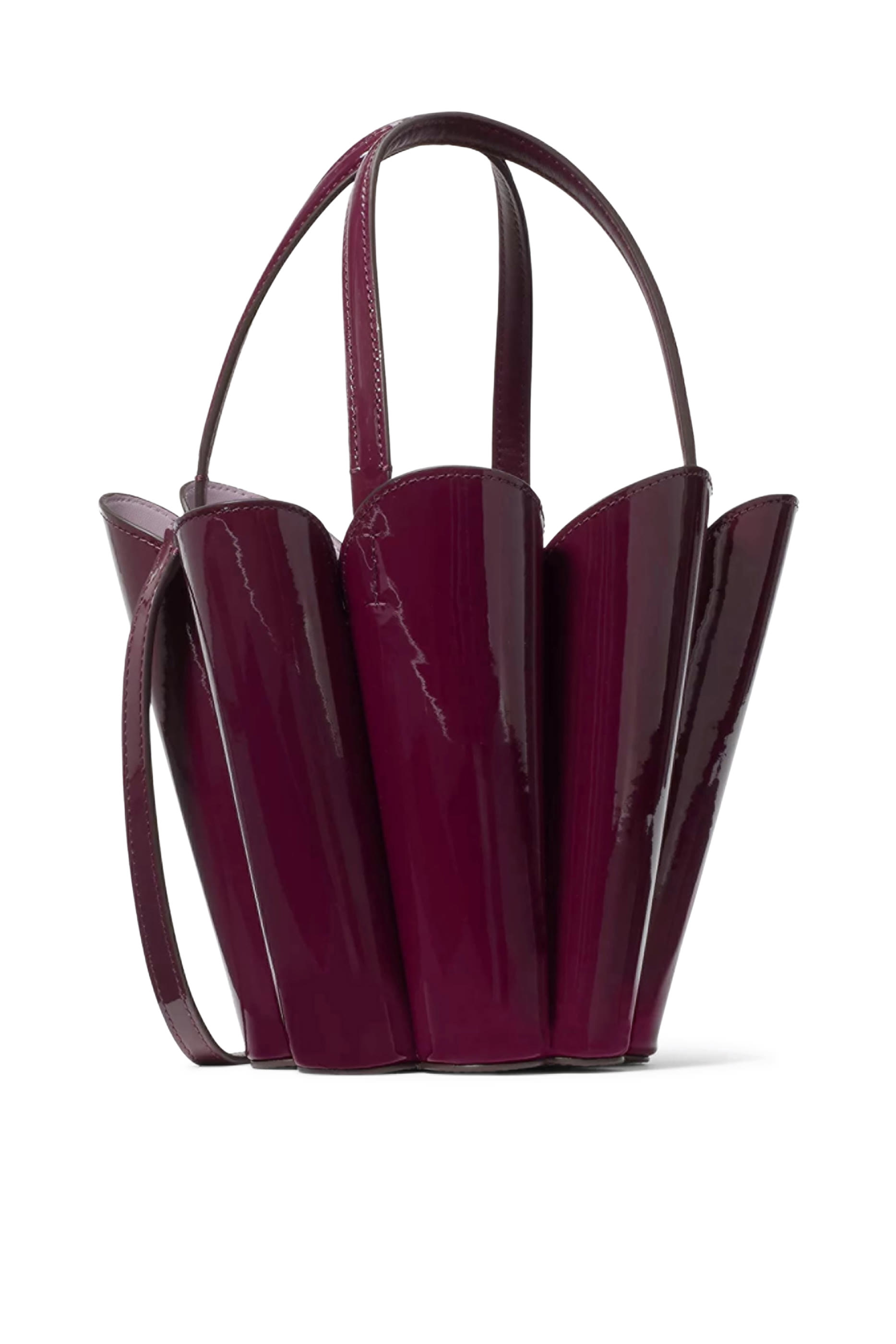 Patent Spade Flower Bucket Bag