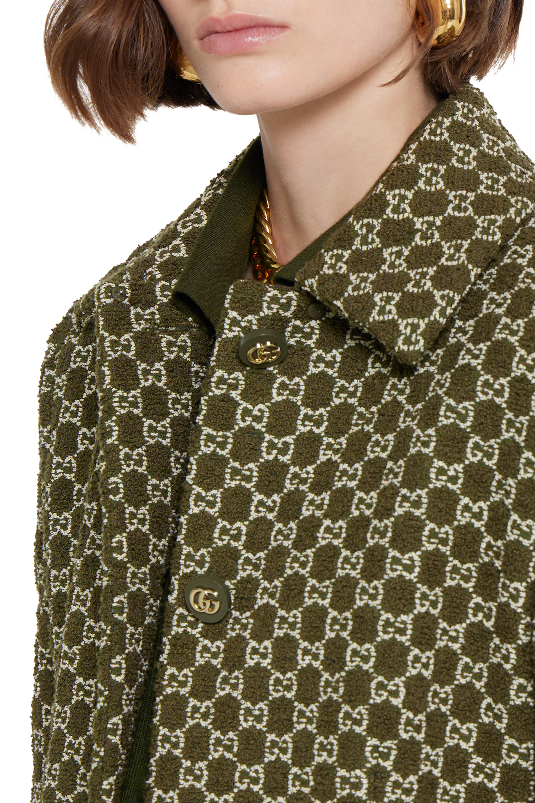 GG Cotton Boucl&eacute; Jacket