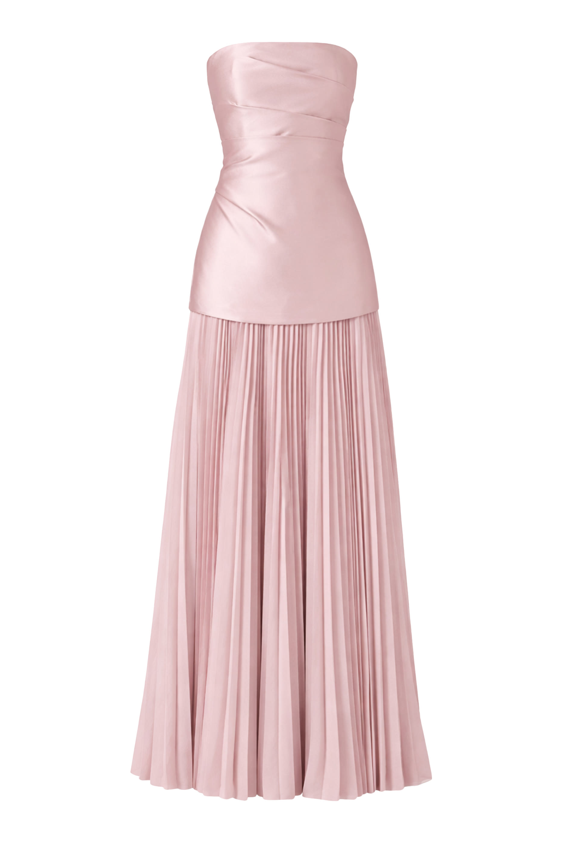 Claudette Pleated Skirt Gown