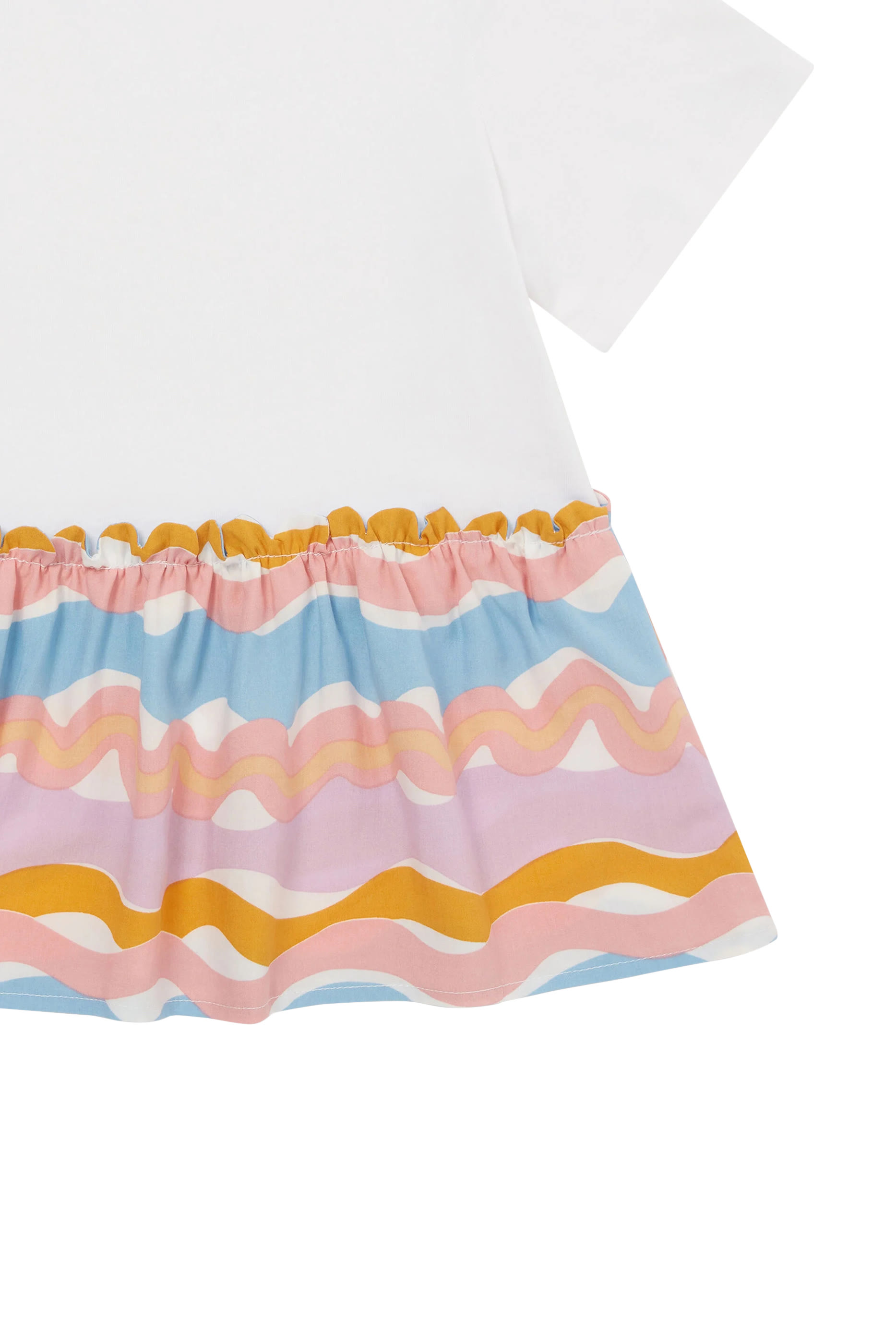 Kids Zigzag Print T-Shirt Dress