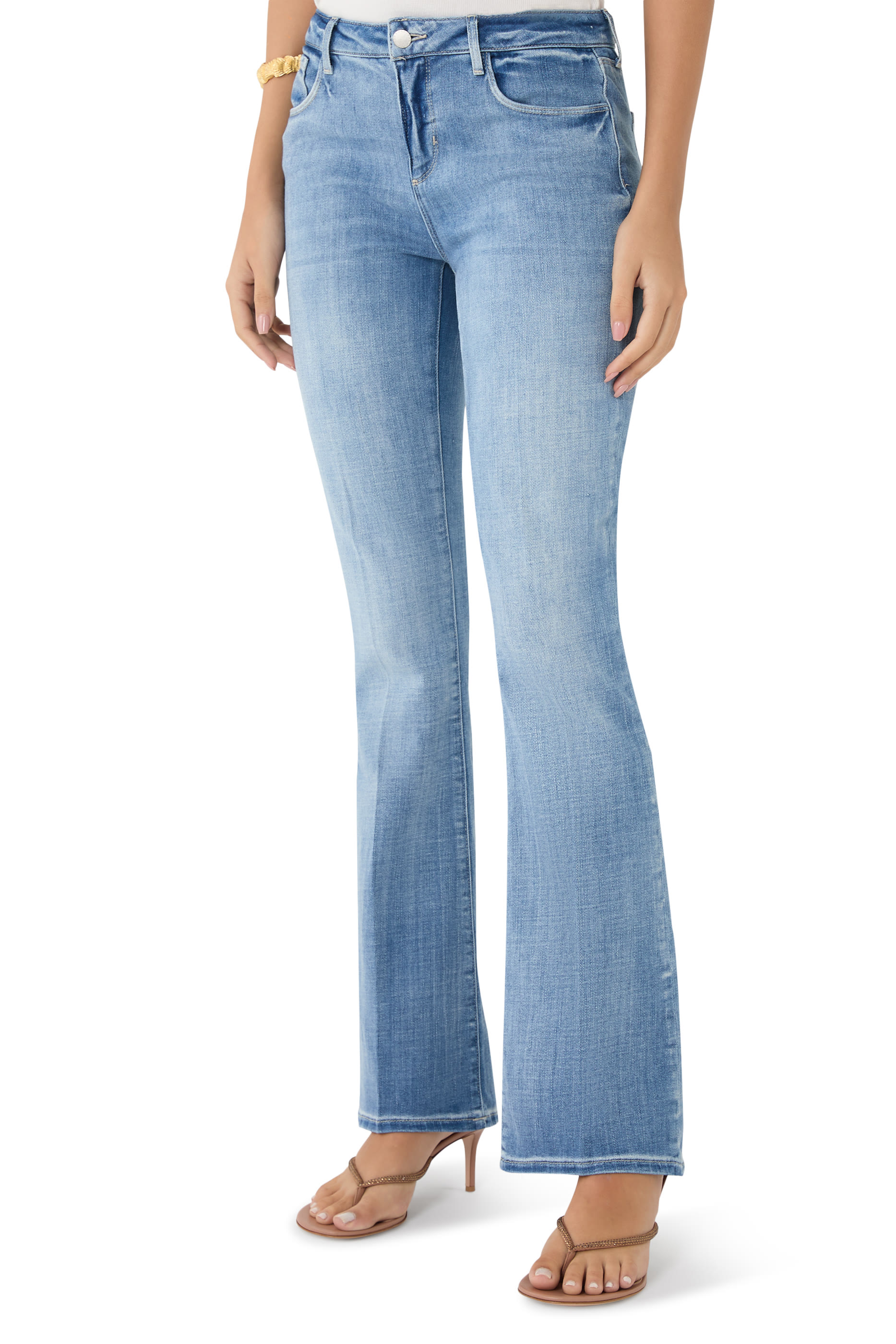 Cara Low-Rise Bootcut Jeans