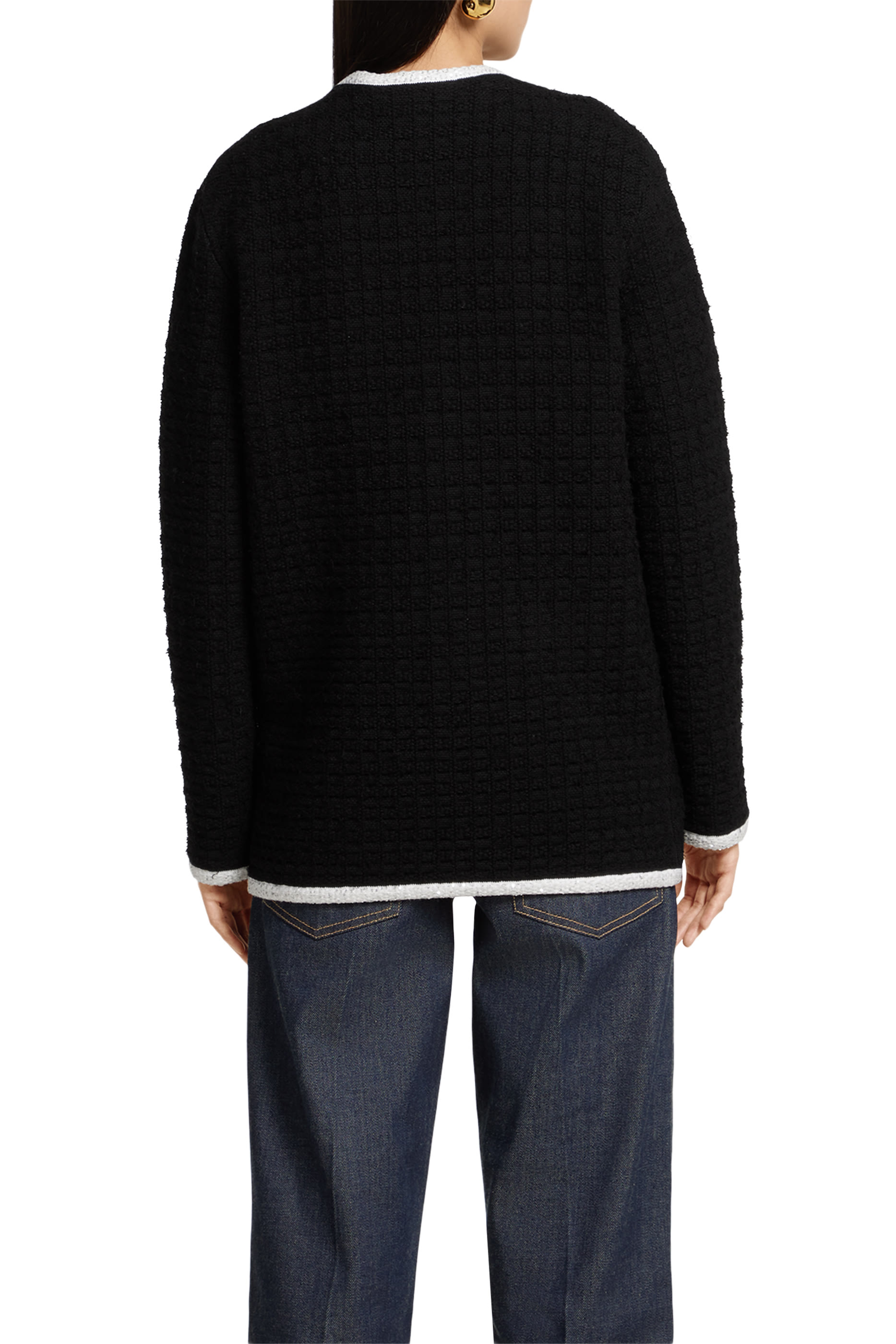 Tweed Wool Cardigan