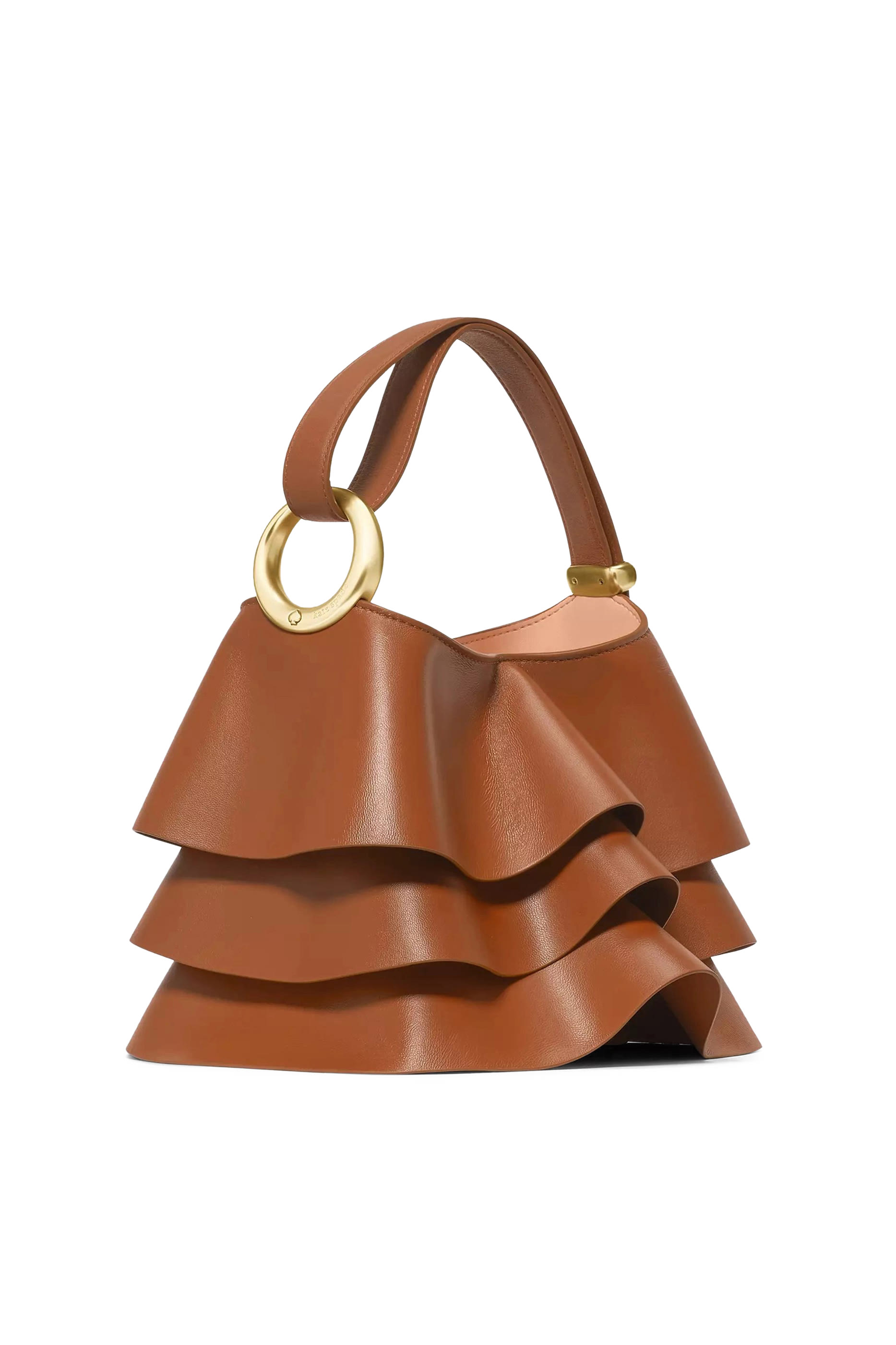 Halo Pleated Wave Mini Bucket Bag