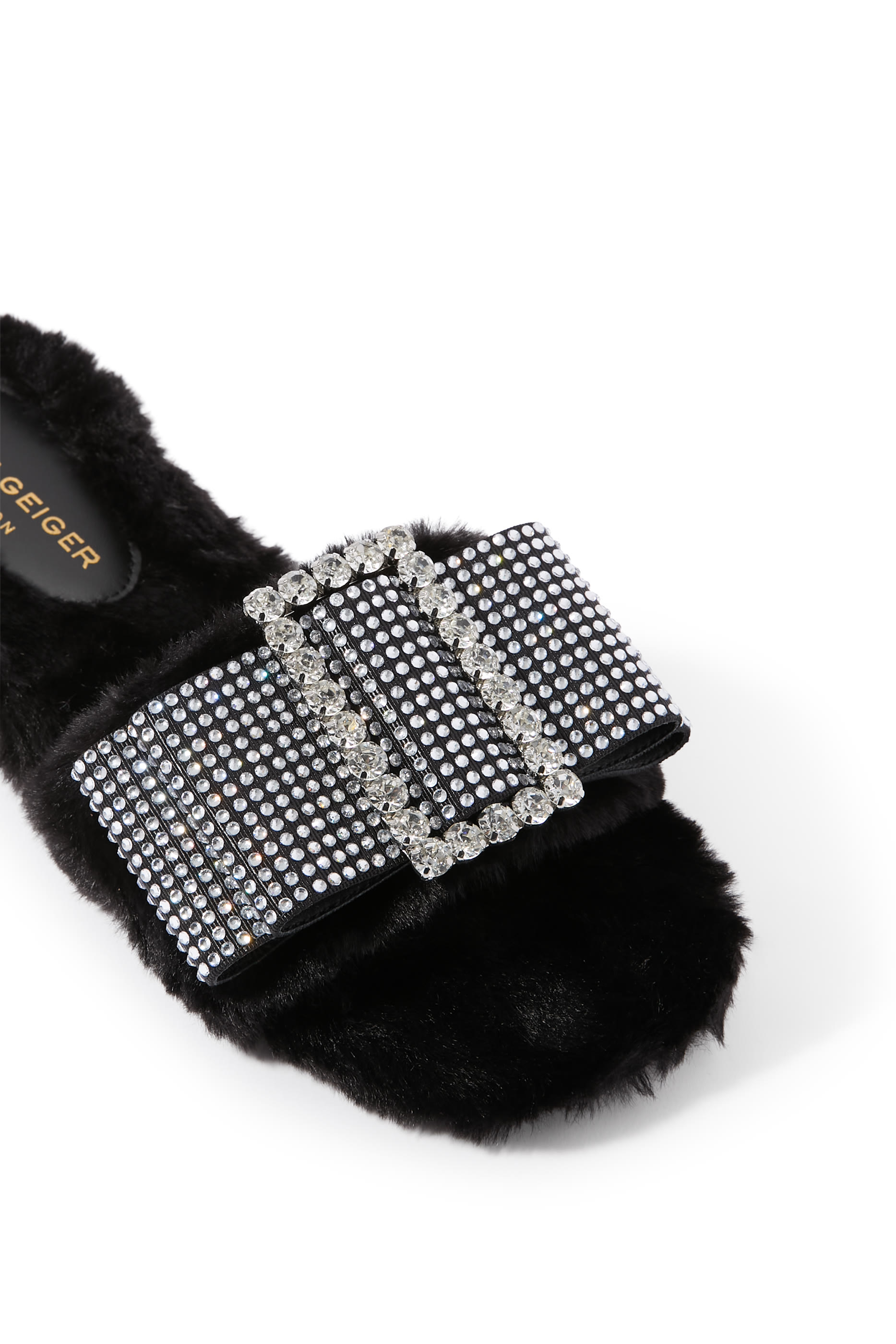 Cosy Bow Slide Flats 