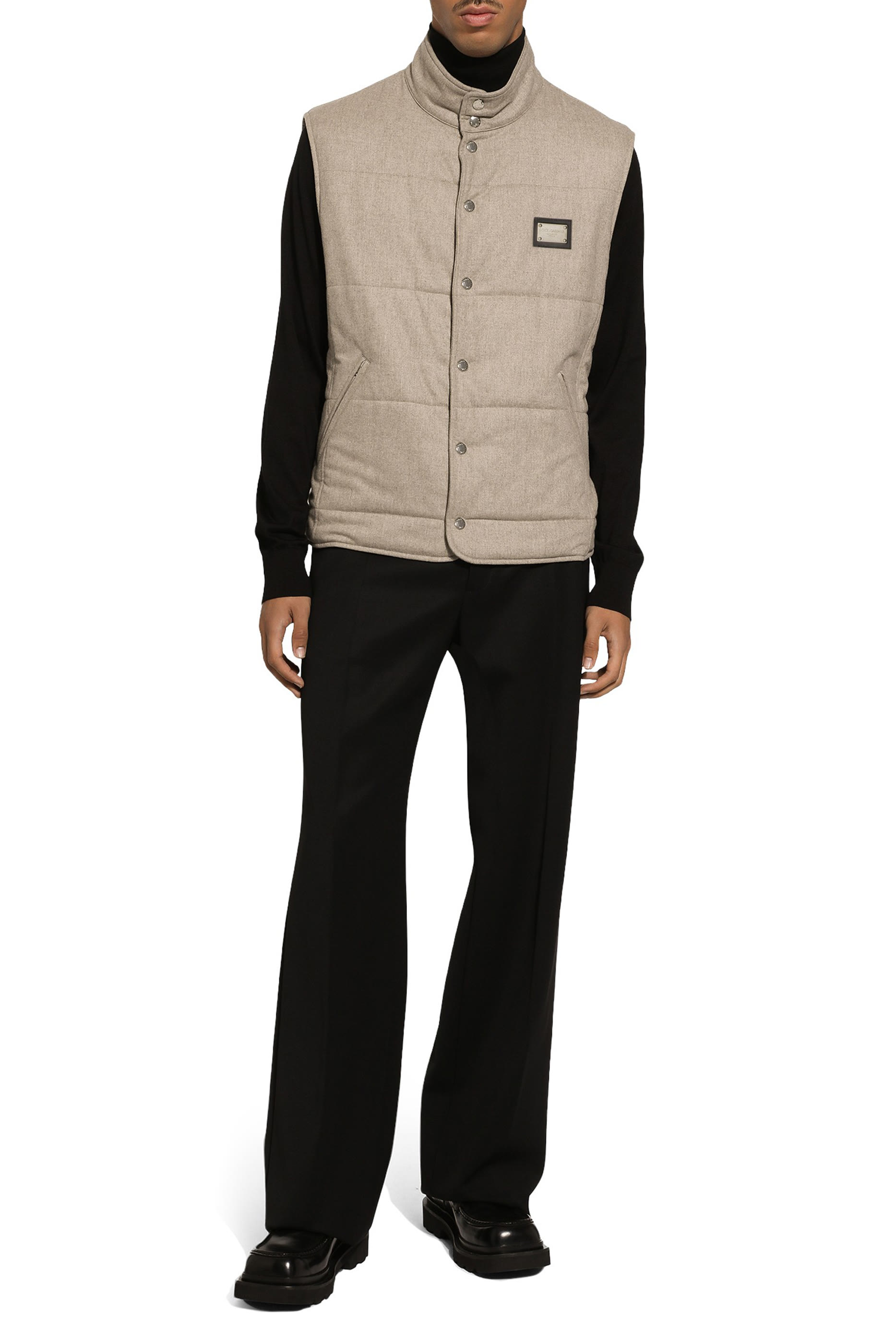 Padded Cashmere Vest