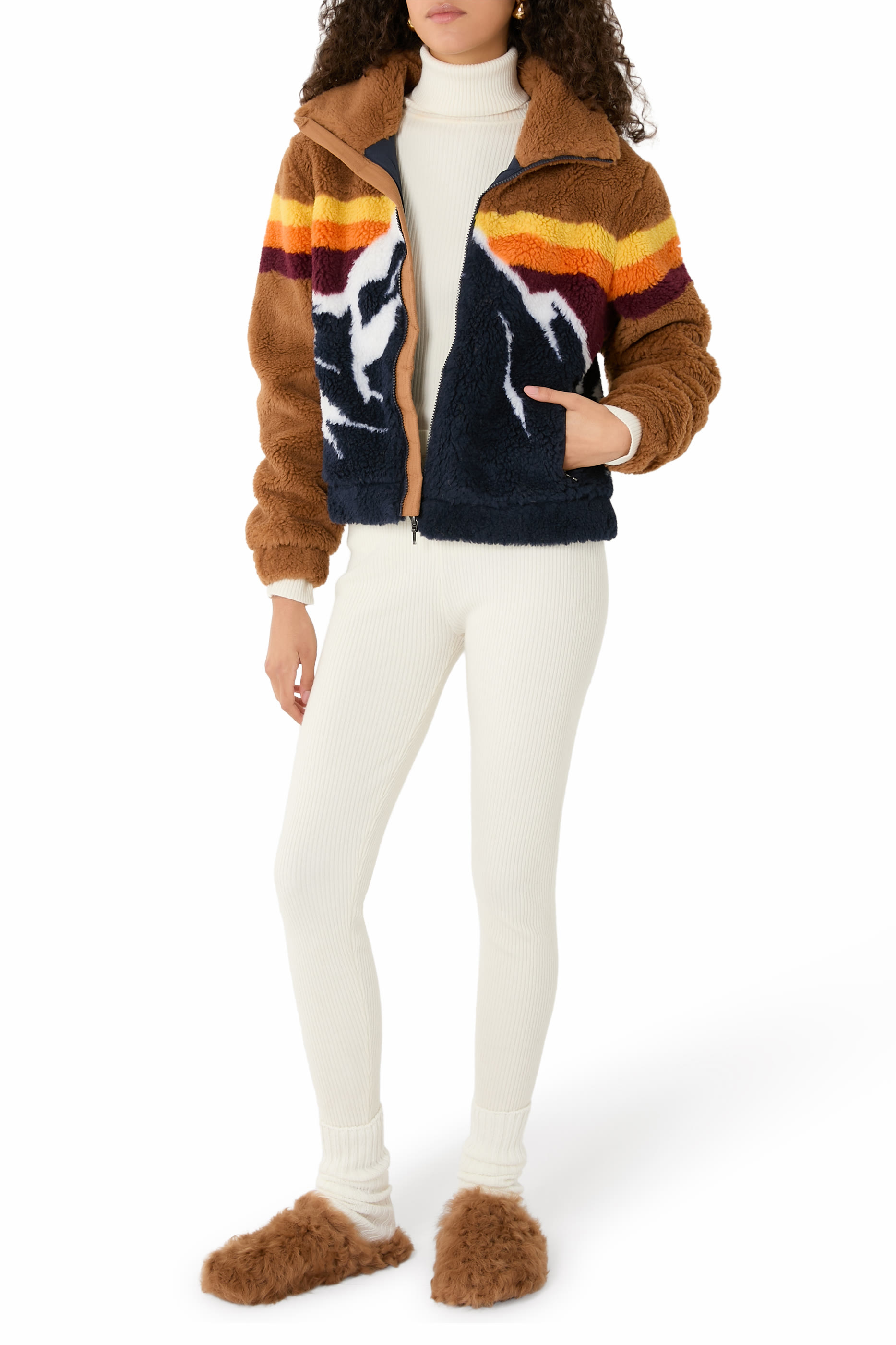 Round-Toe Wool Mules