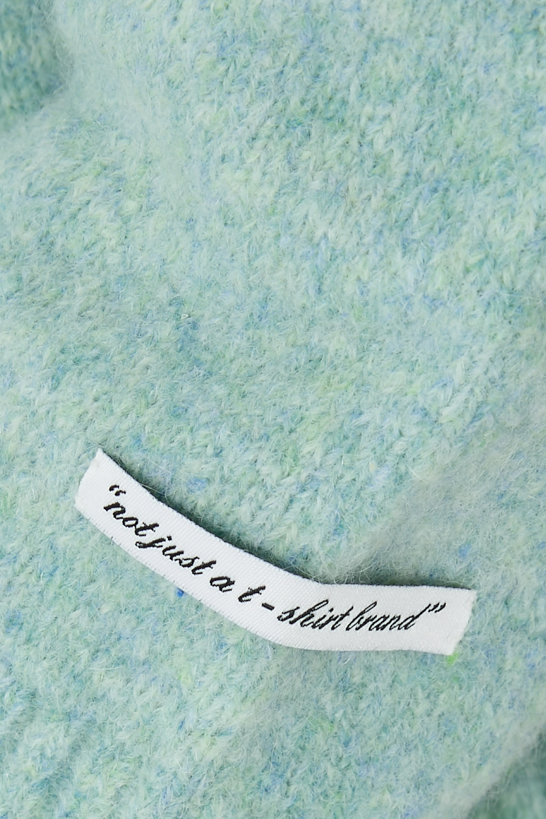 Mohair Knit Crewneck Sweater