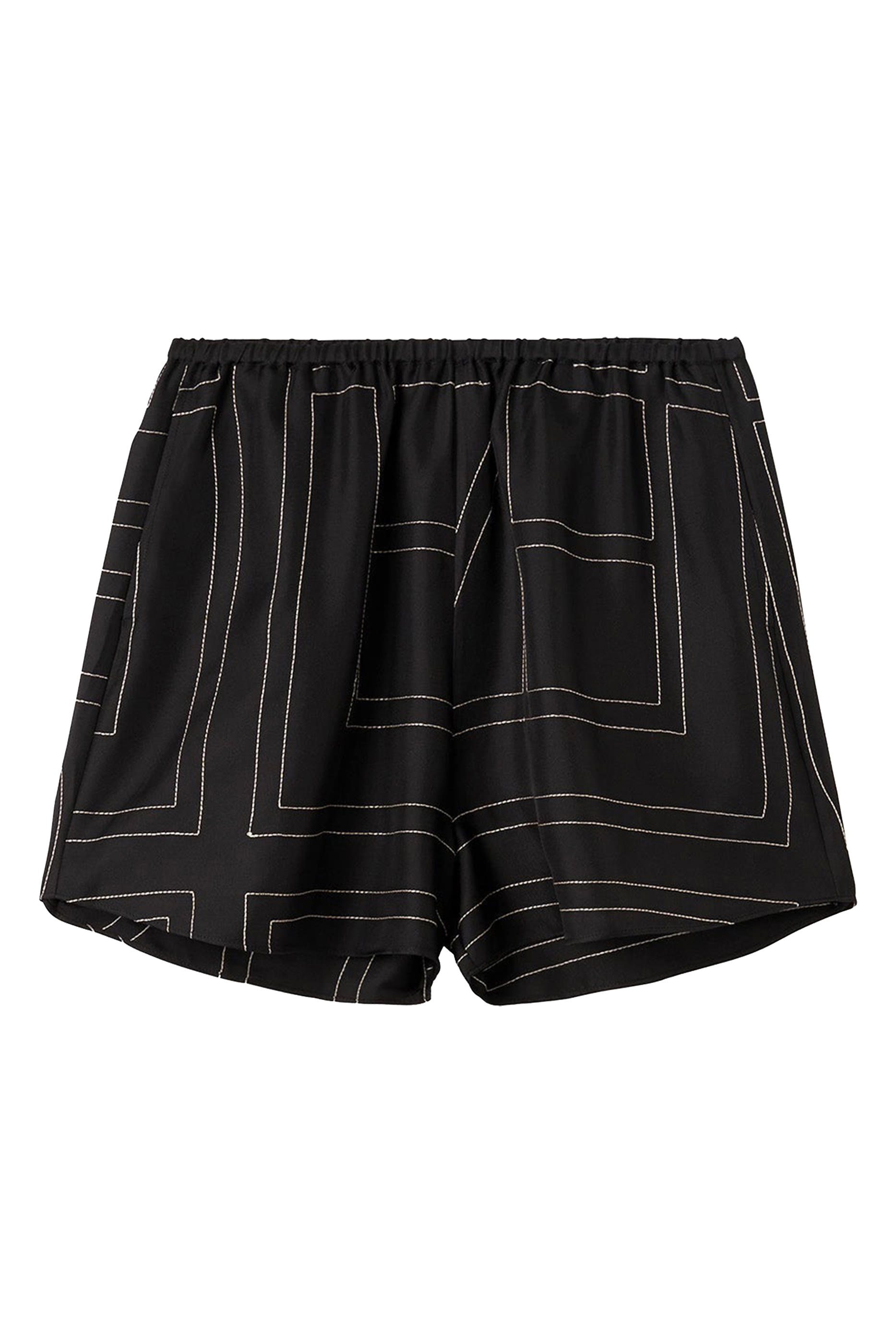 Monogram Silk PJ Shorts