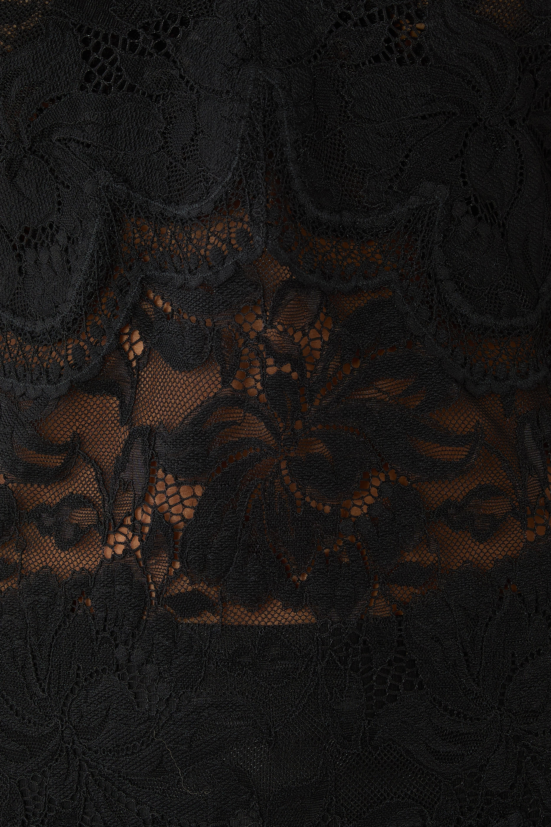 Cut-Out Details Long Sleeves Lace Top