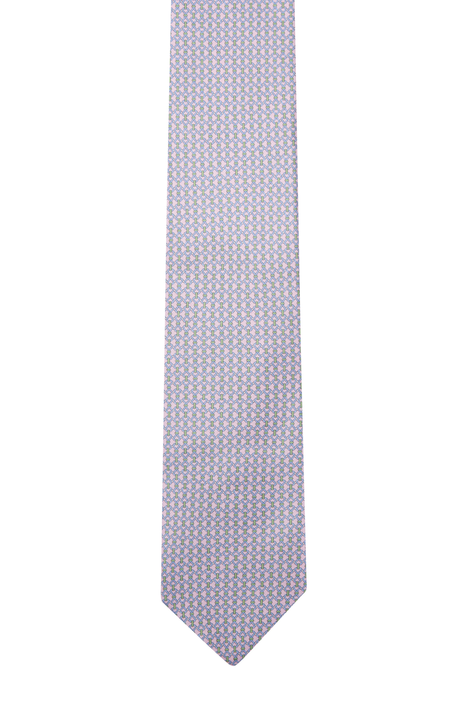 Chain Print Silk Tie
