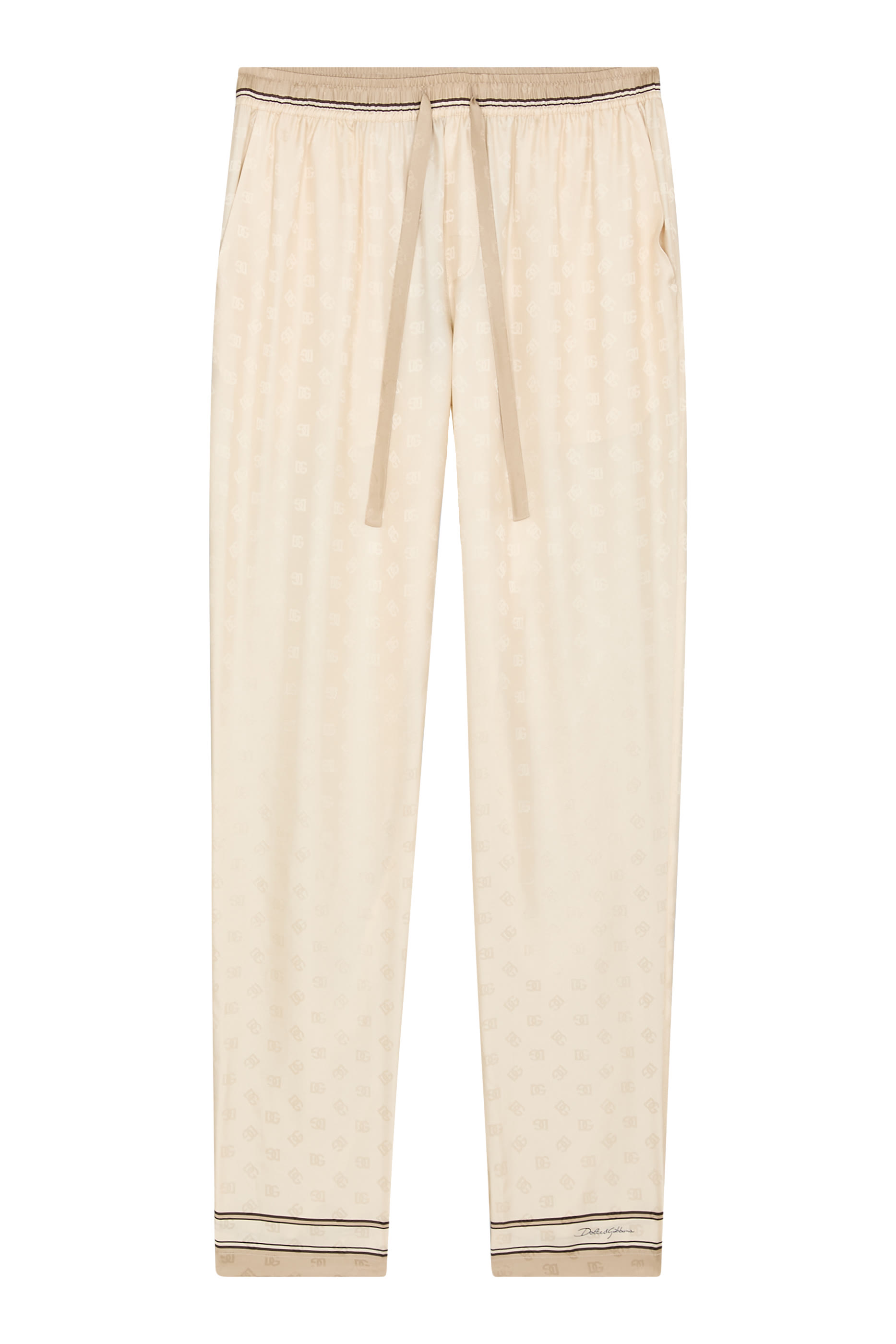 Logo-Print Twill Trousers 