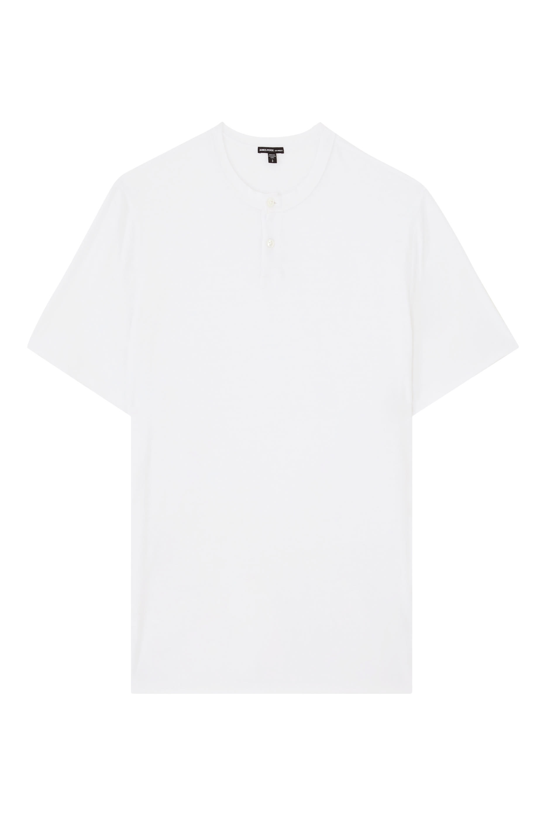 Slub Jersey Short-Sleeved Henley