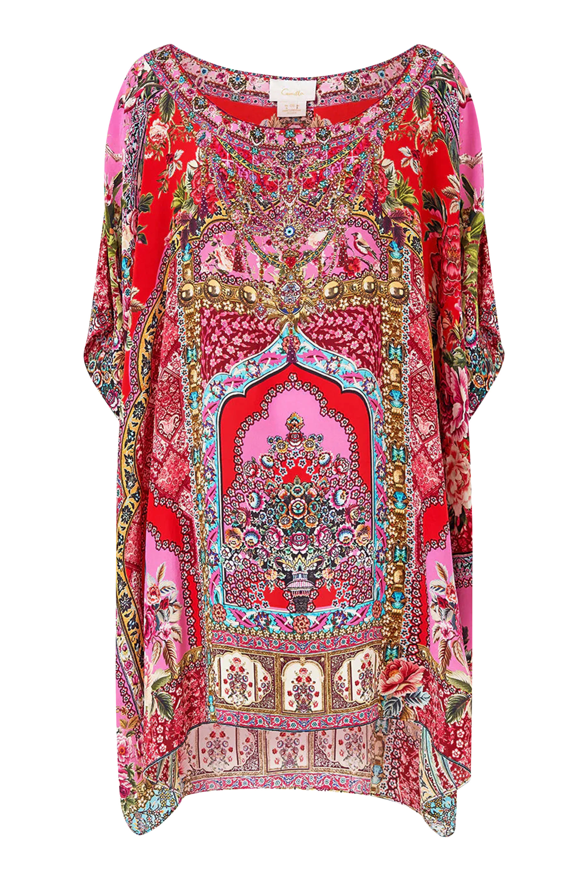 Short Round Neck Kaftan