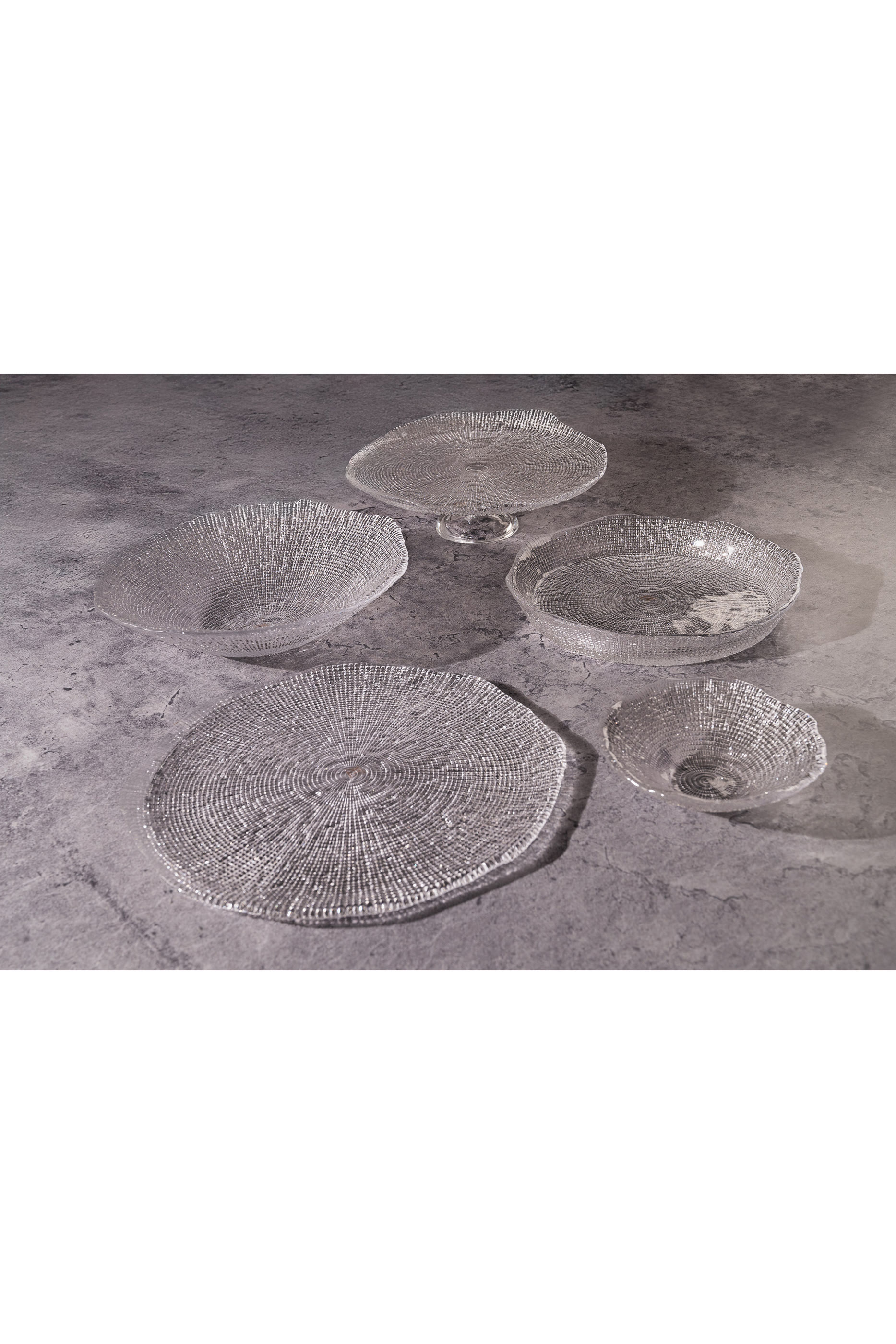Diamante Clear Serving Platter