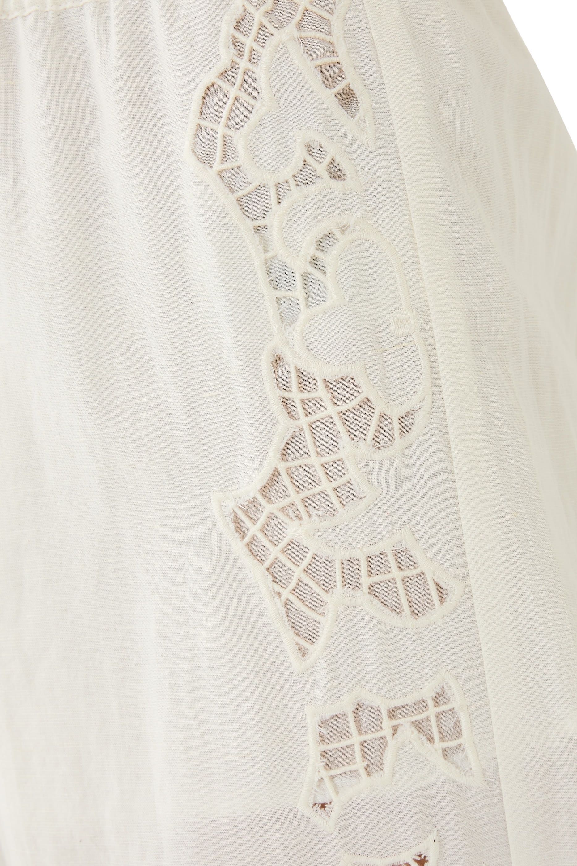 Tanya Eyelet Pull-On Pants