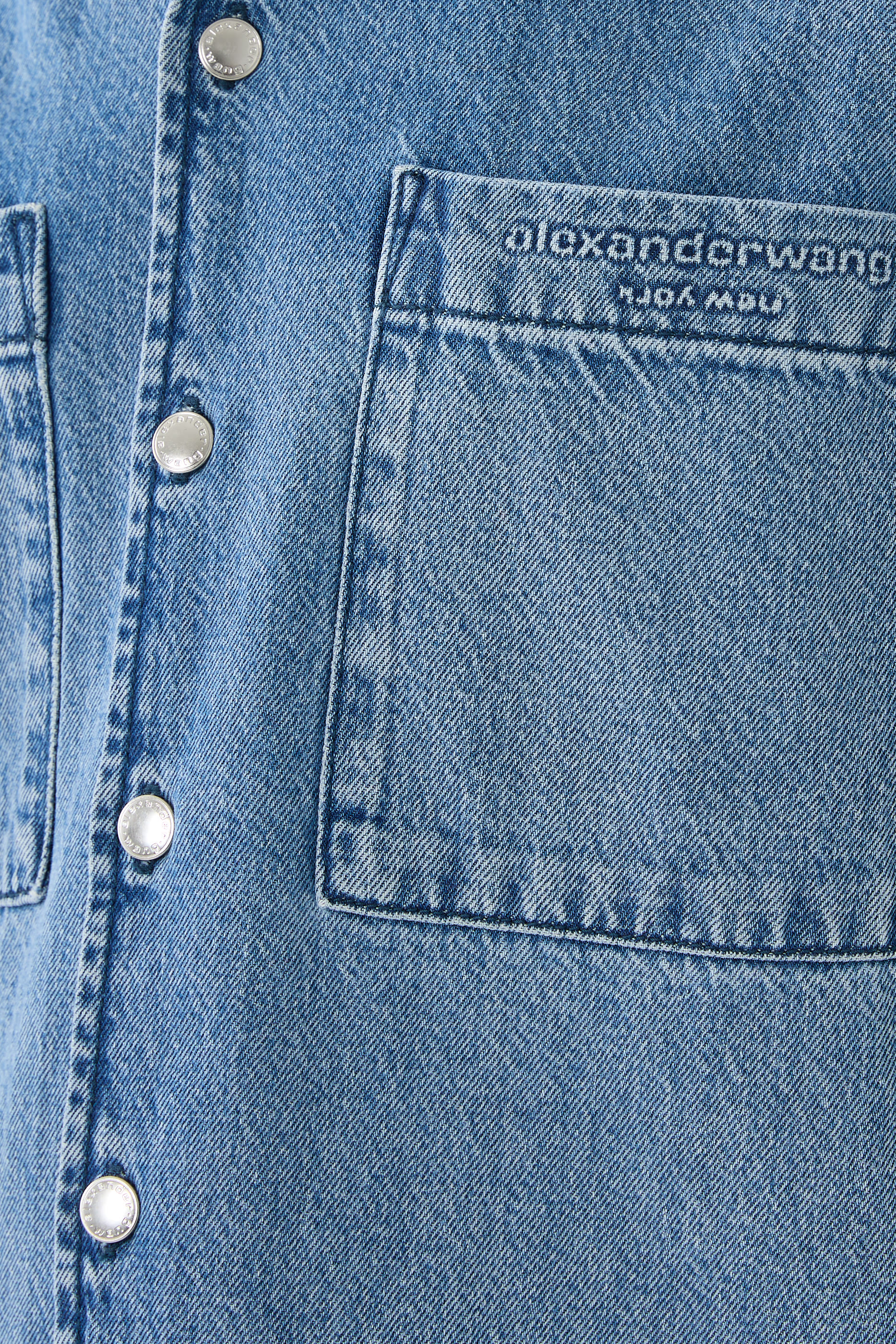 Boxy Denim Shirt Dress