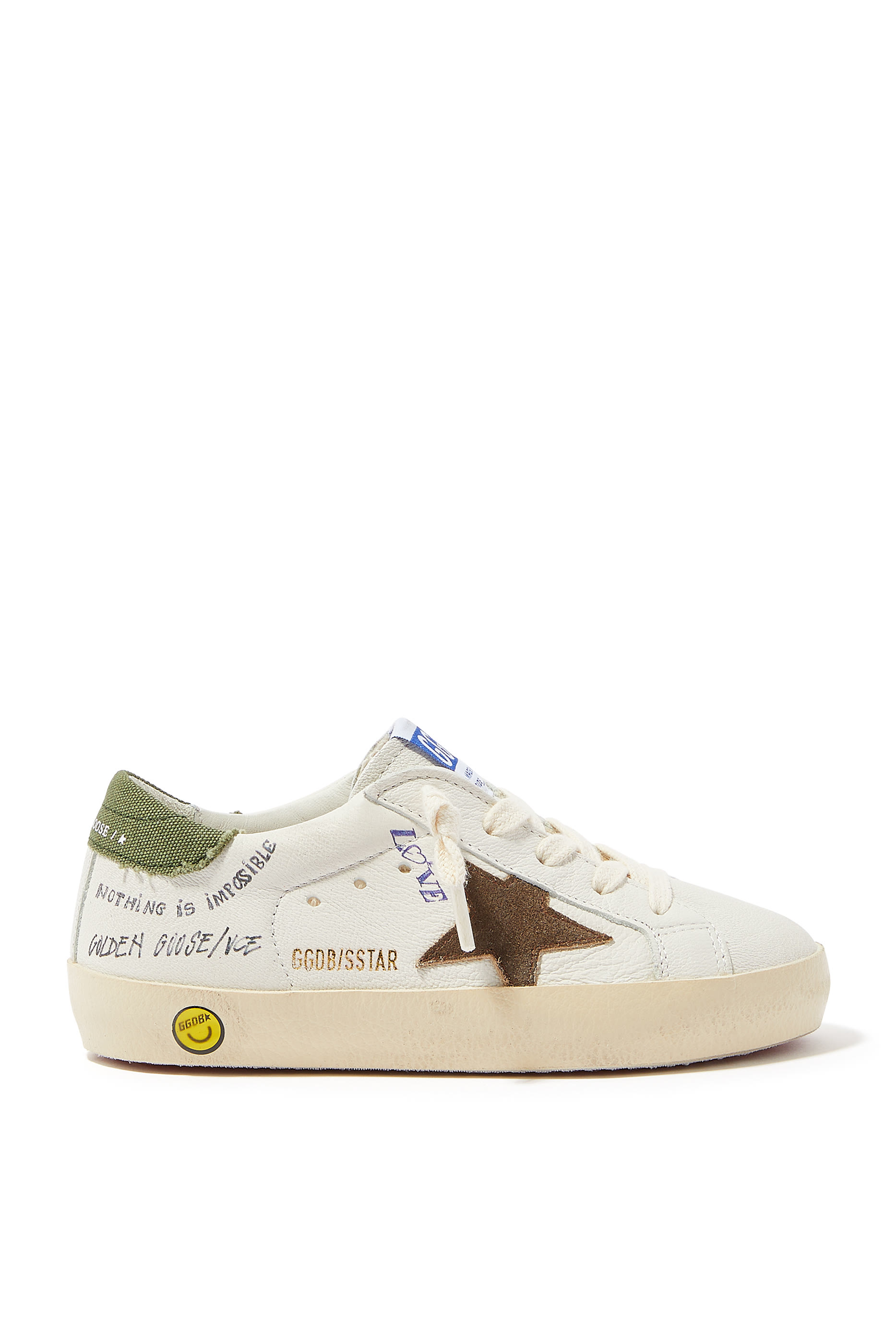 Kids Super Star Leather Sneakers