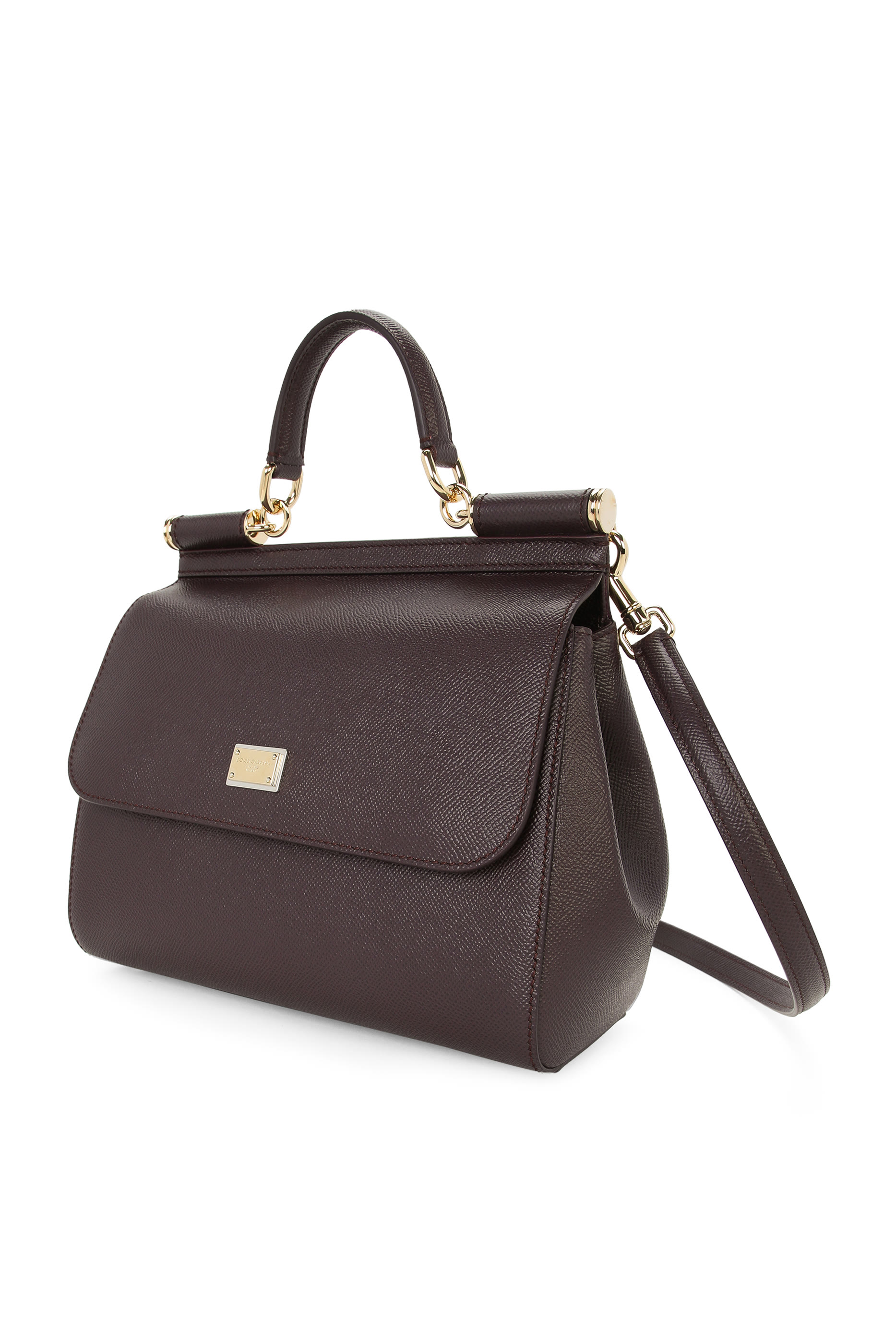 Large Dauphine Calfskin Sicily Bag