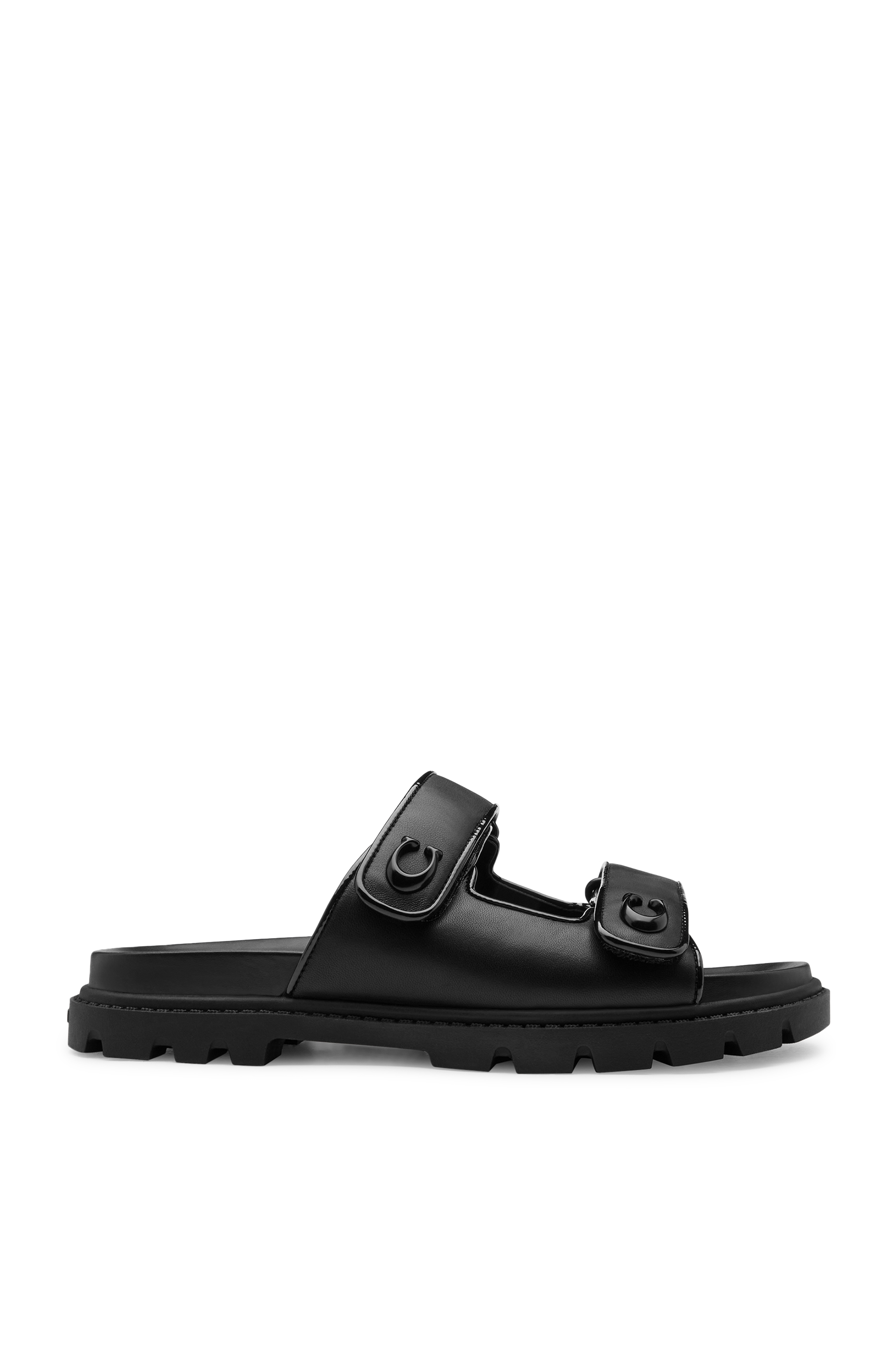 Sculpted C Double Band Sandals