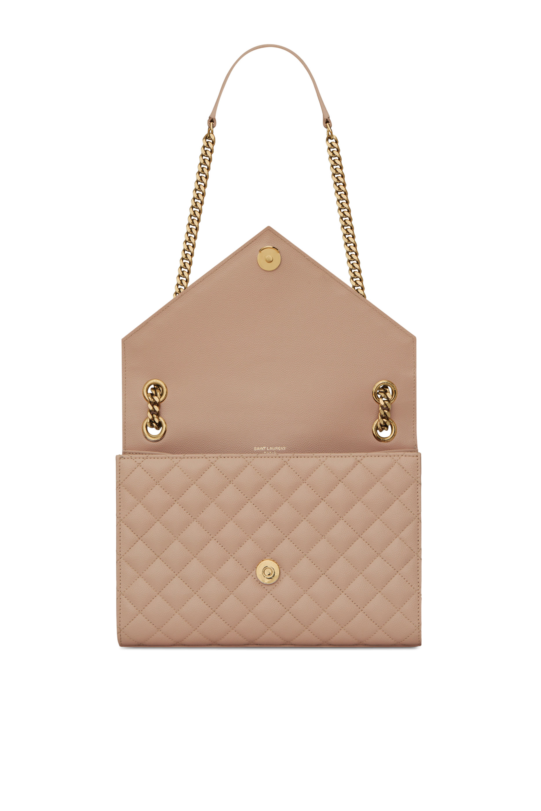 Enveloppe Medium Bag In Mix Matelass&eacute; Grain De Poudre Embossed Leather