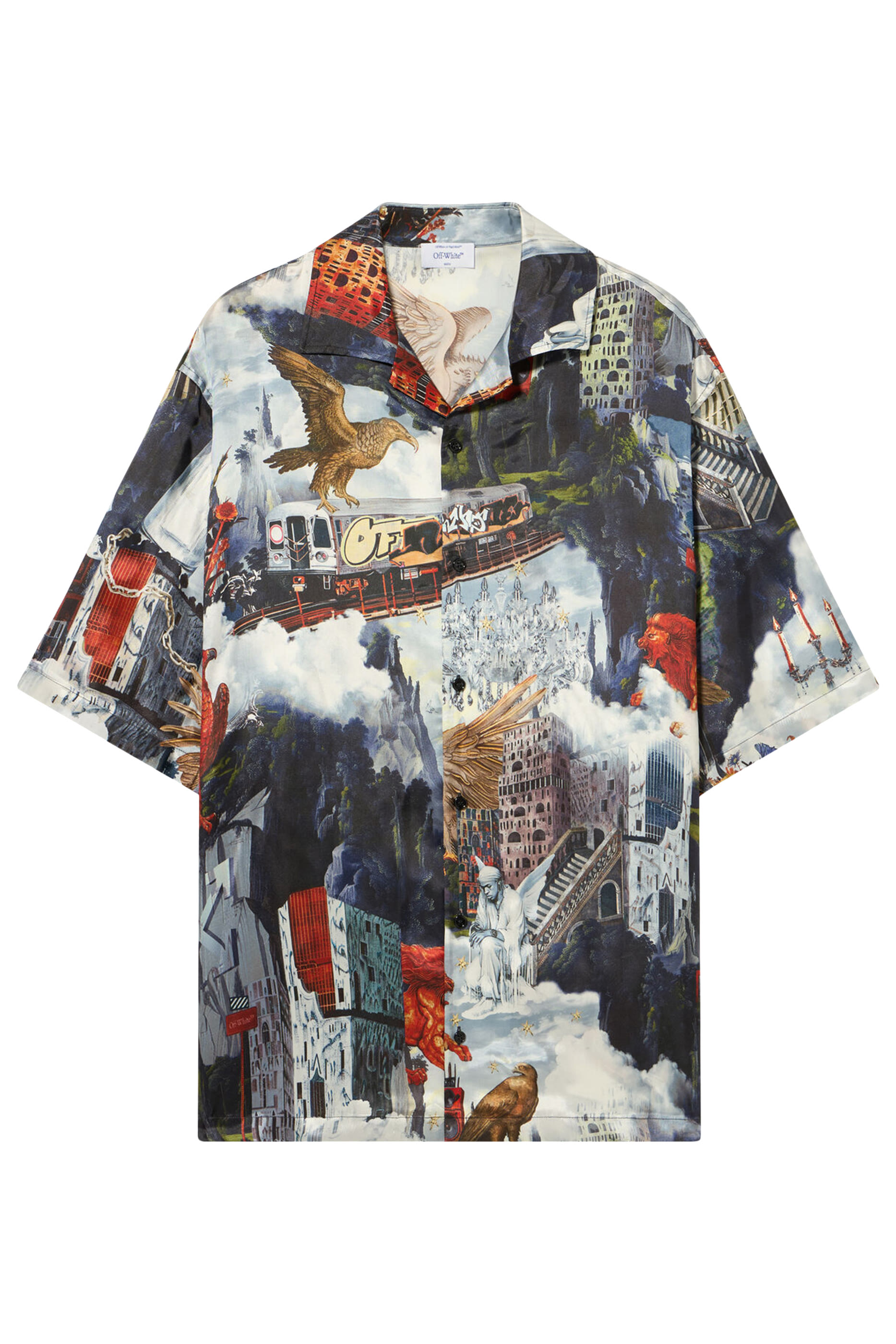 World Paint Viscose Bowling Shirt