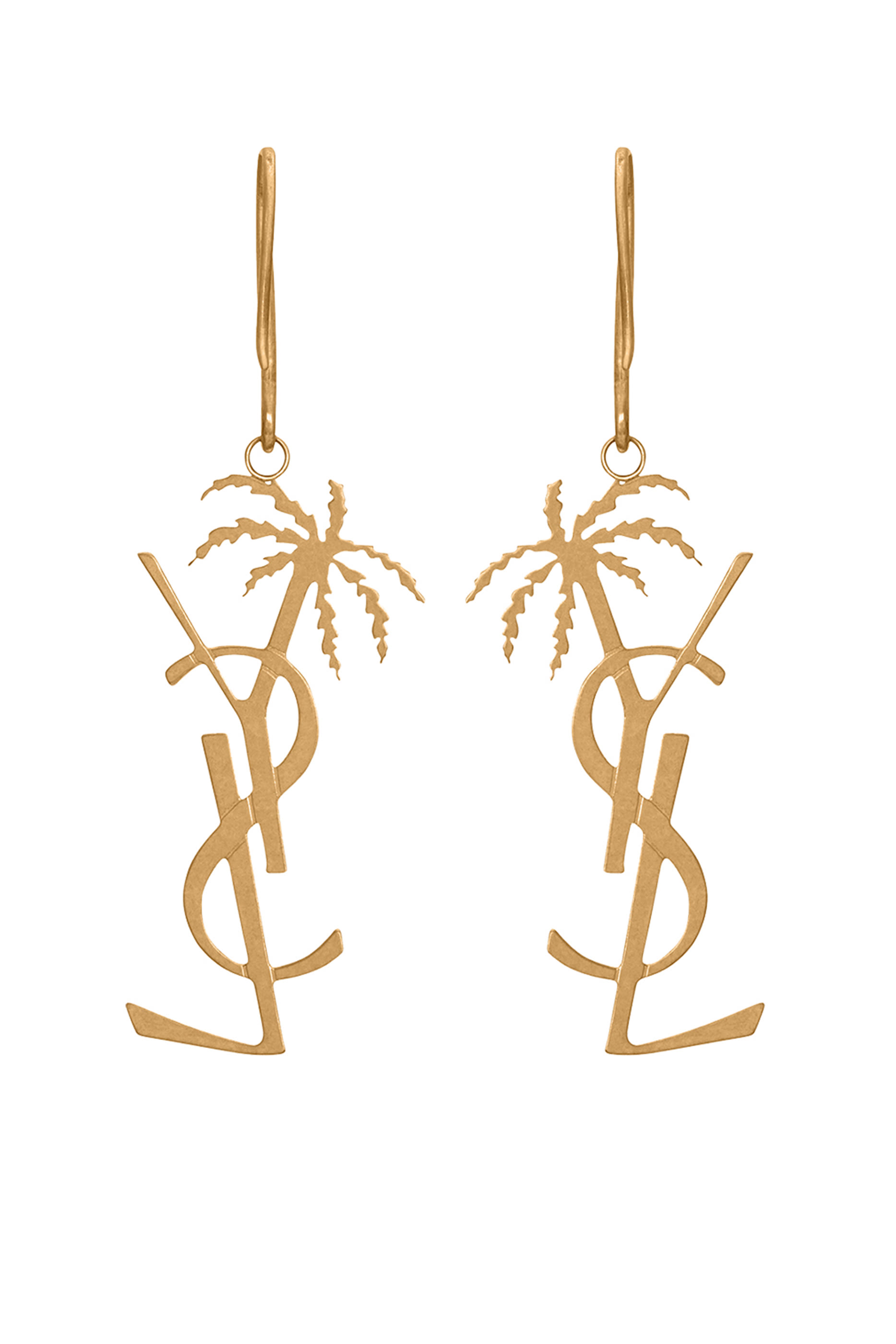 Cassandre Palm Drop Earrings