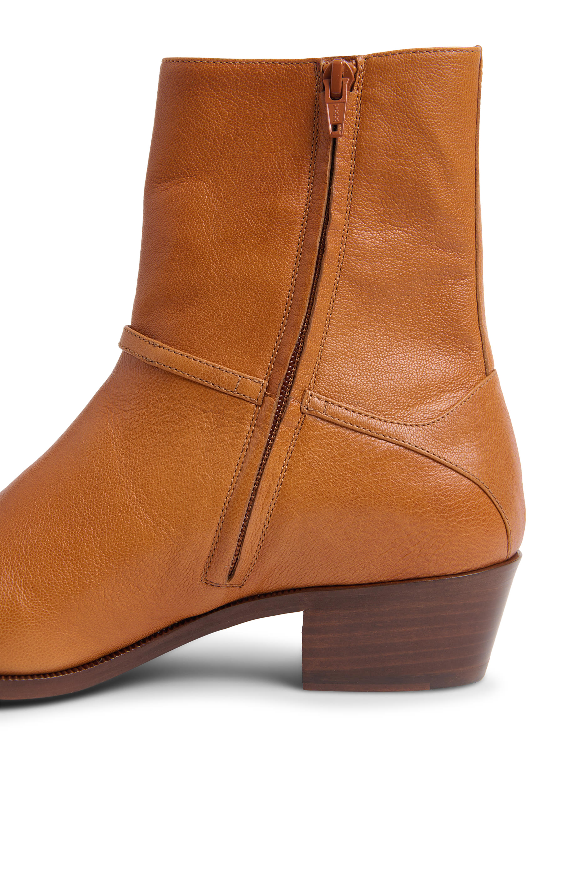 Pat Leather Ankle Boots