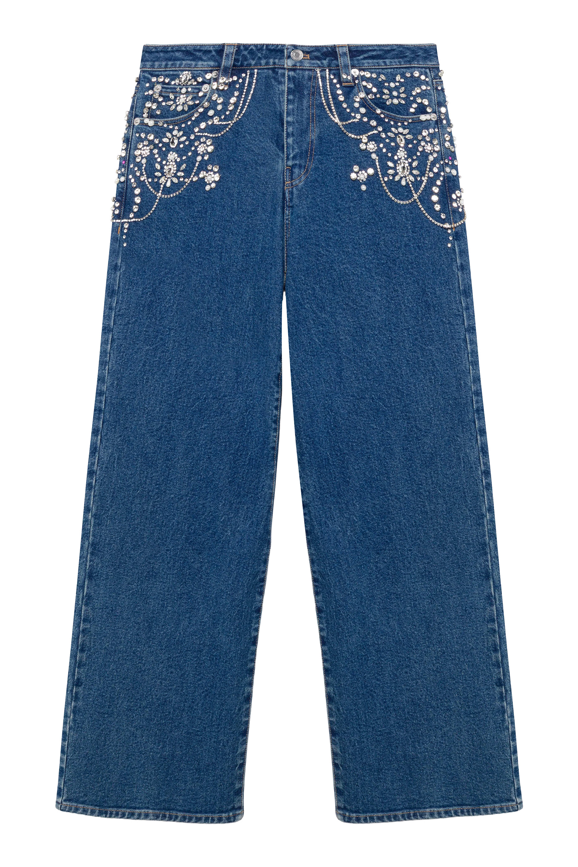 Jude Embellished Crop Jeans