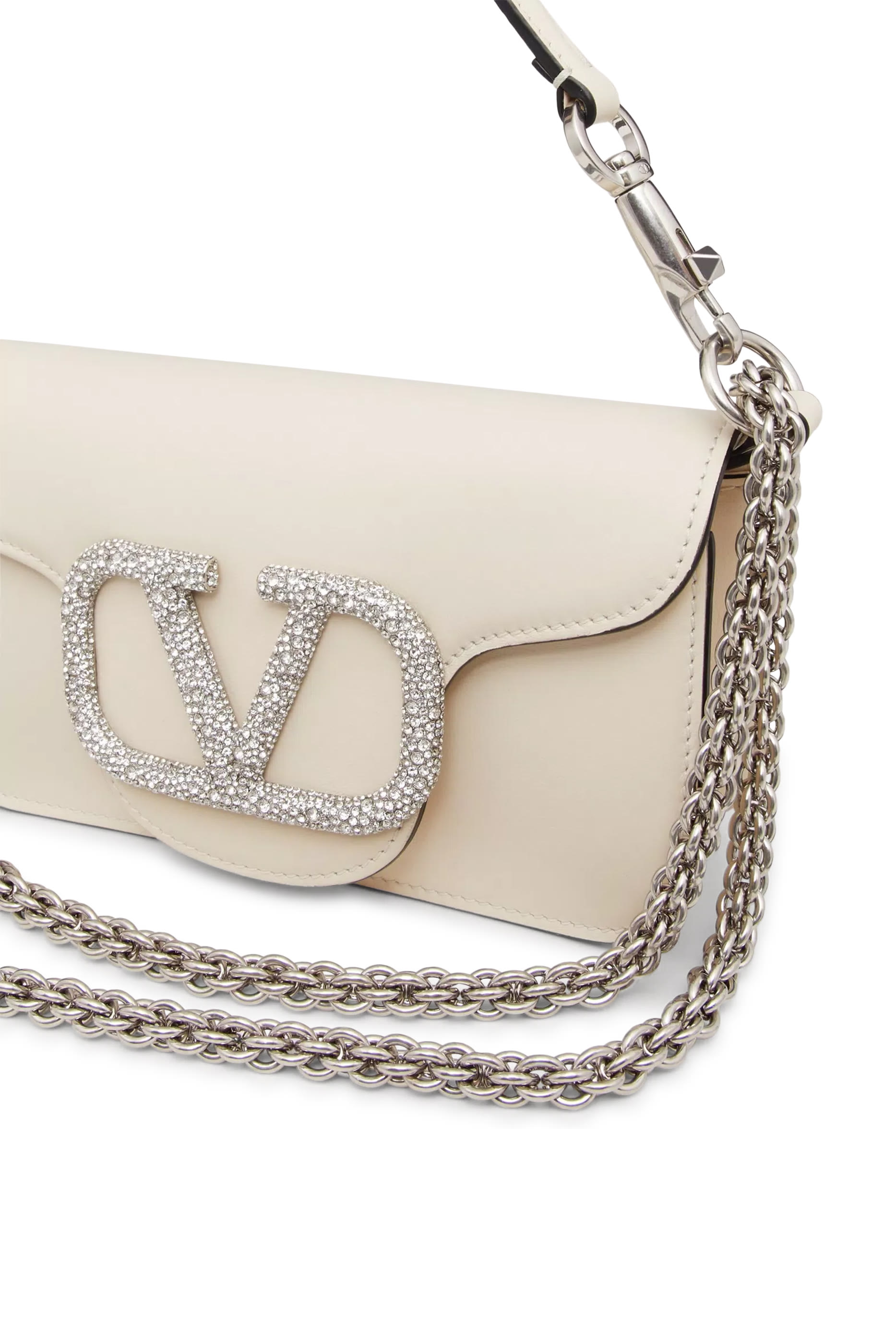  Loc&ograve; Small Shoulder Bag With Jewel Logo