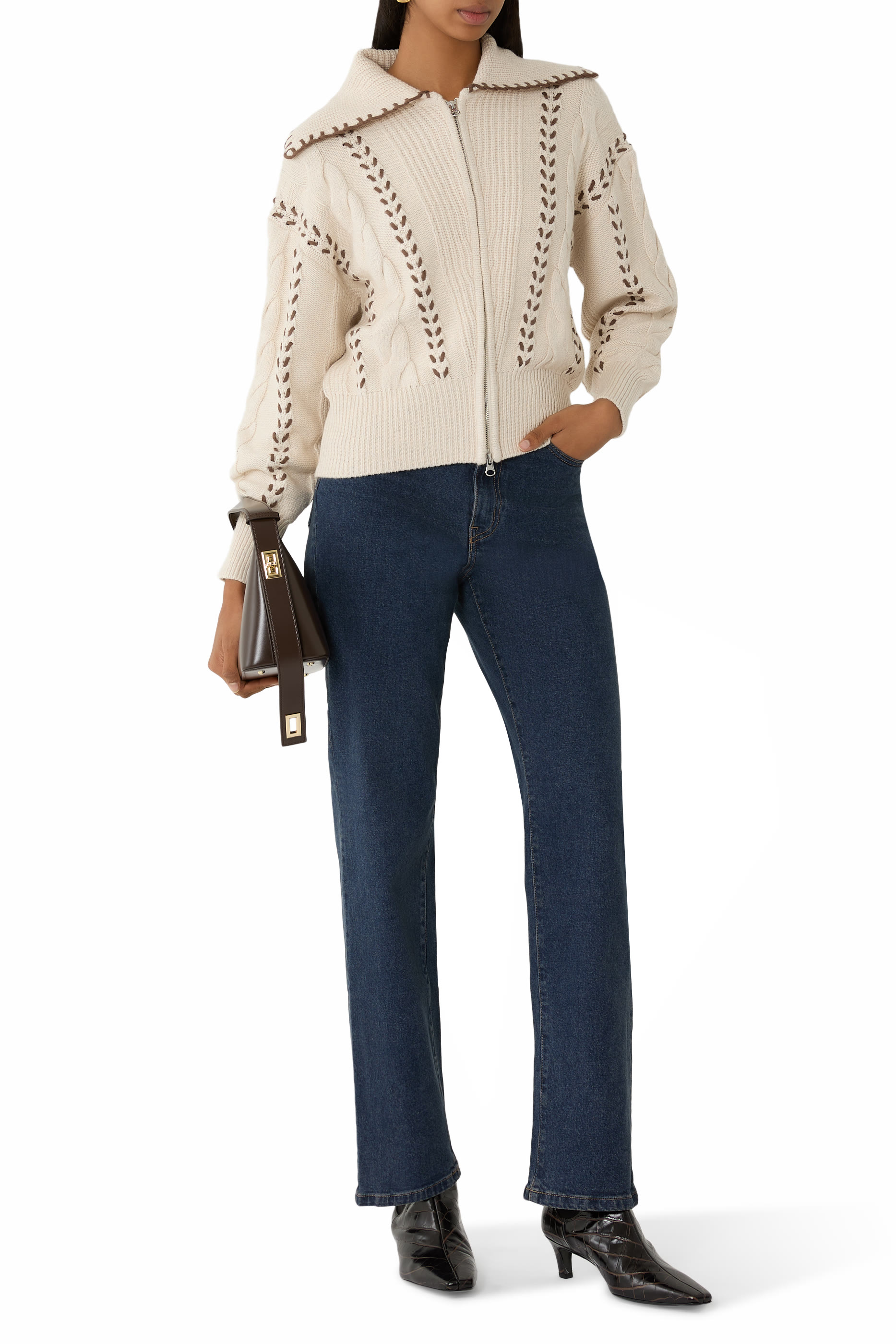 Zoe High Straight Jeans