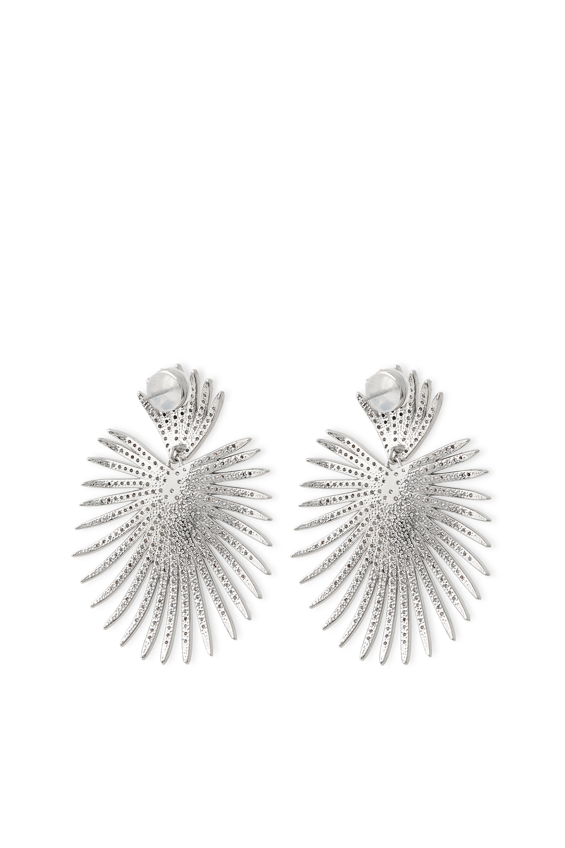 Throne Pav&eacute; Earrings