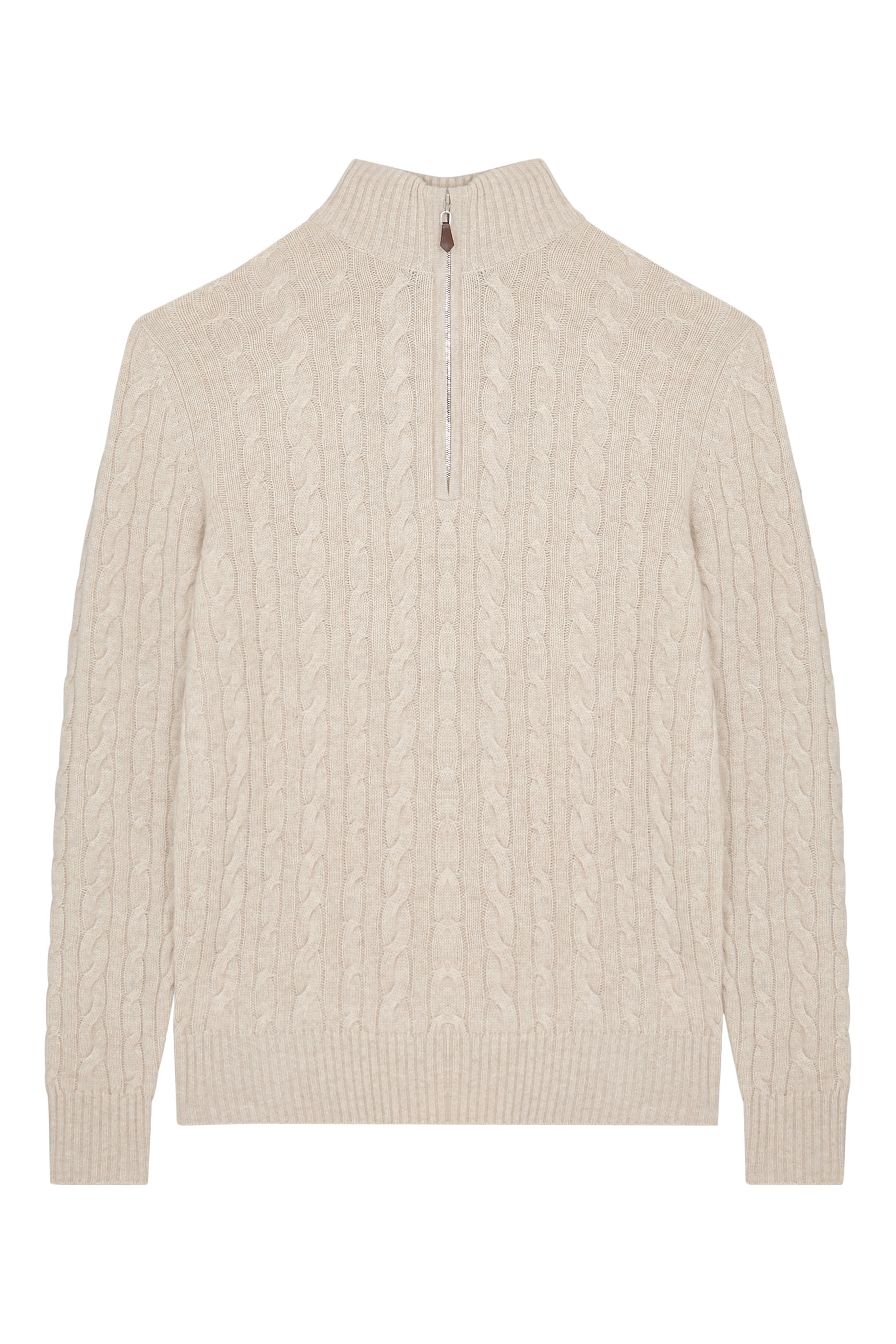 Thames Cashmere Half-Zip Sweater