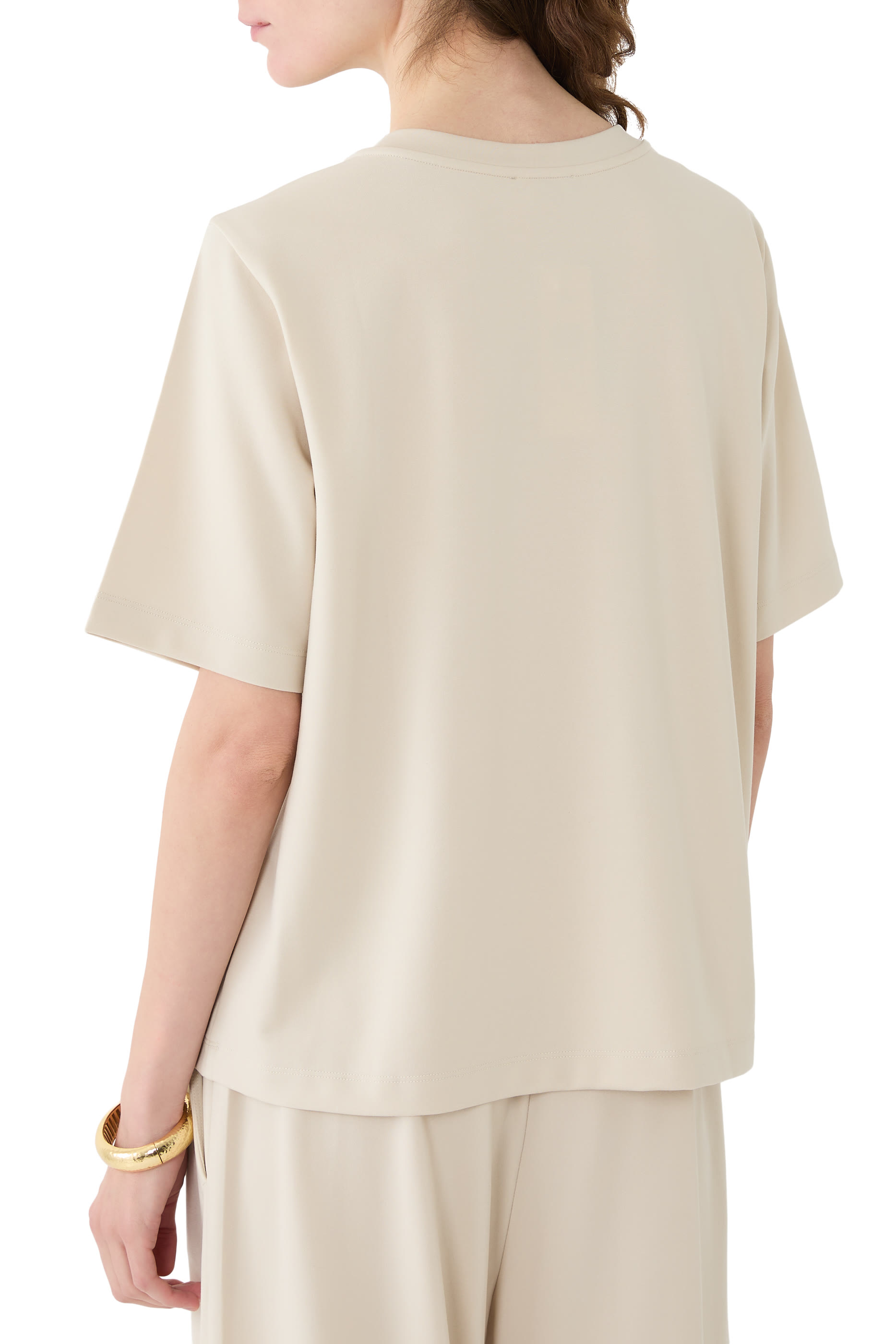 Lightweight Ponte Crew Neck T-Shirt 