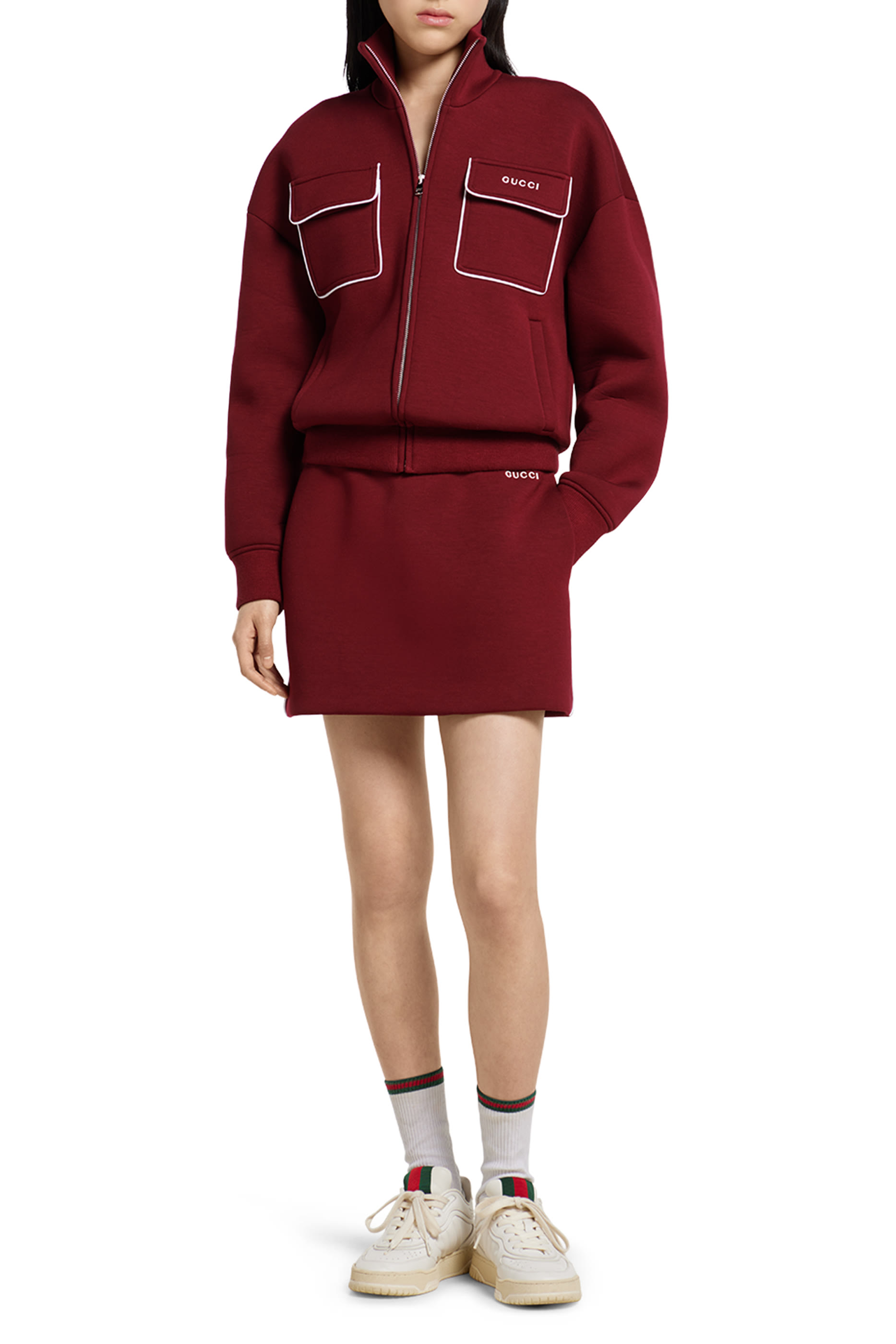 Logo Jersey Mini Skirt