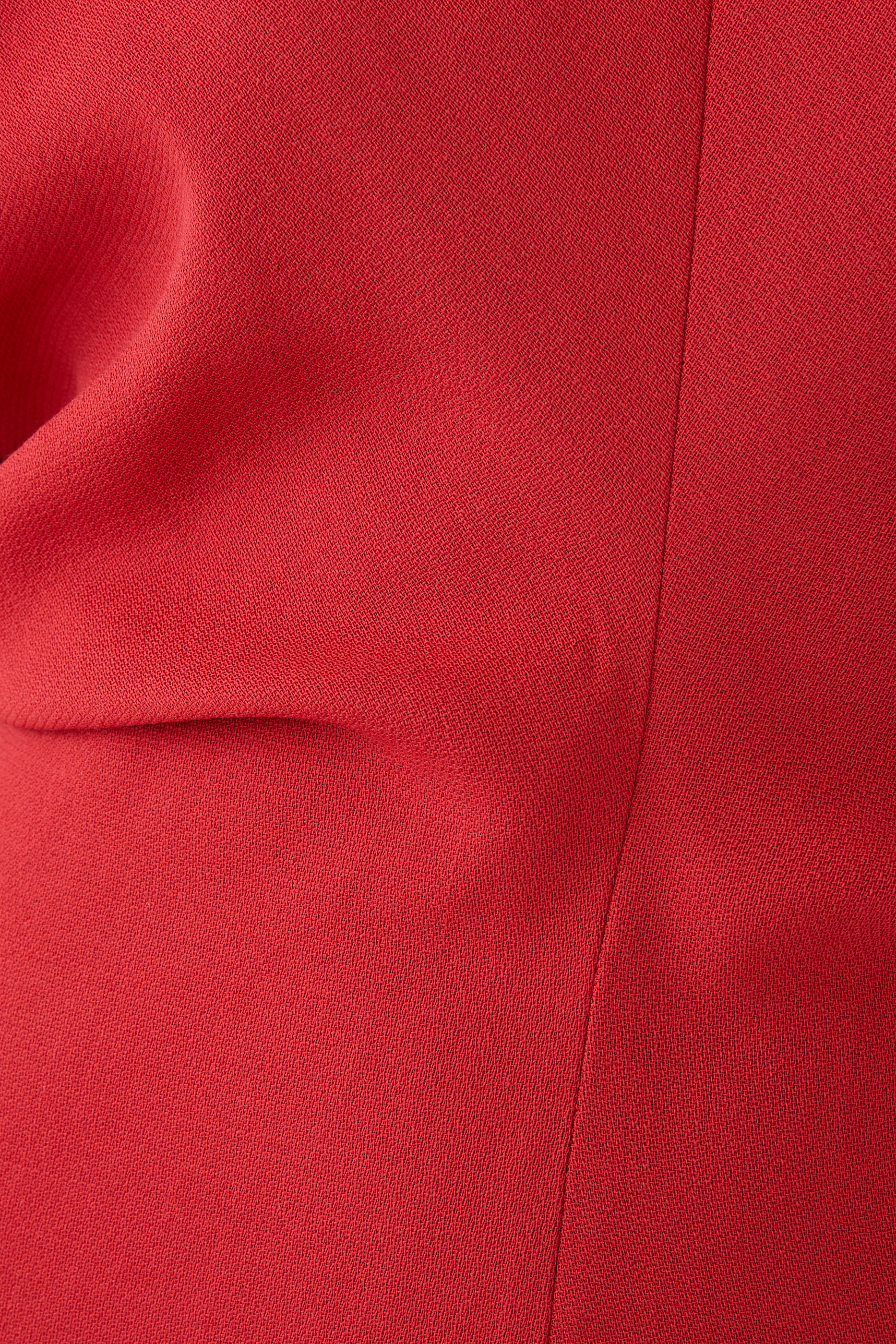 Slouch Waist Wool Dress