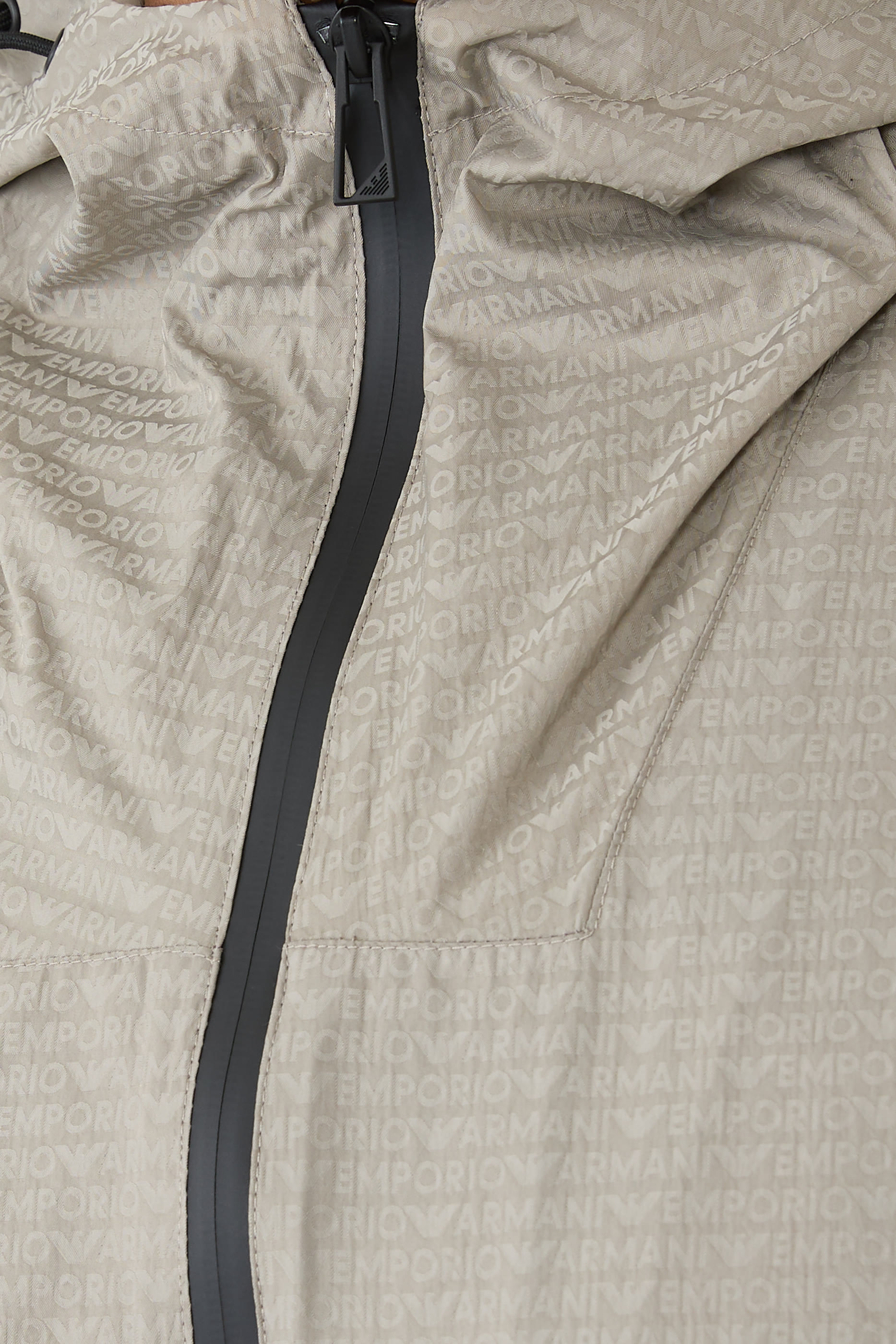 All-Over Lettering Water-Repellent Blouson
