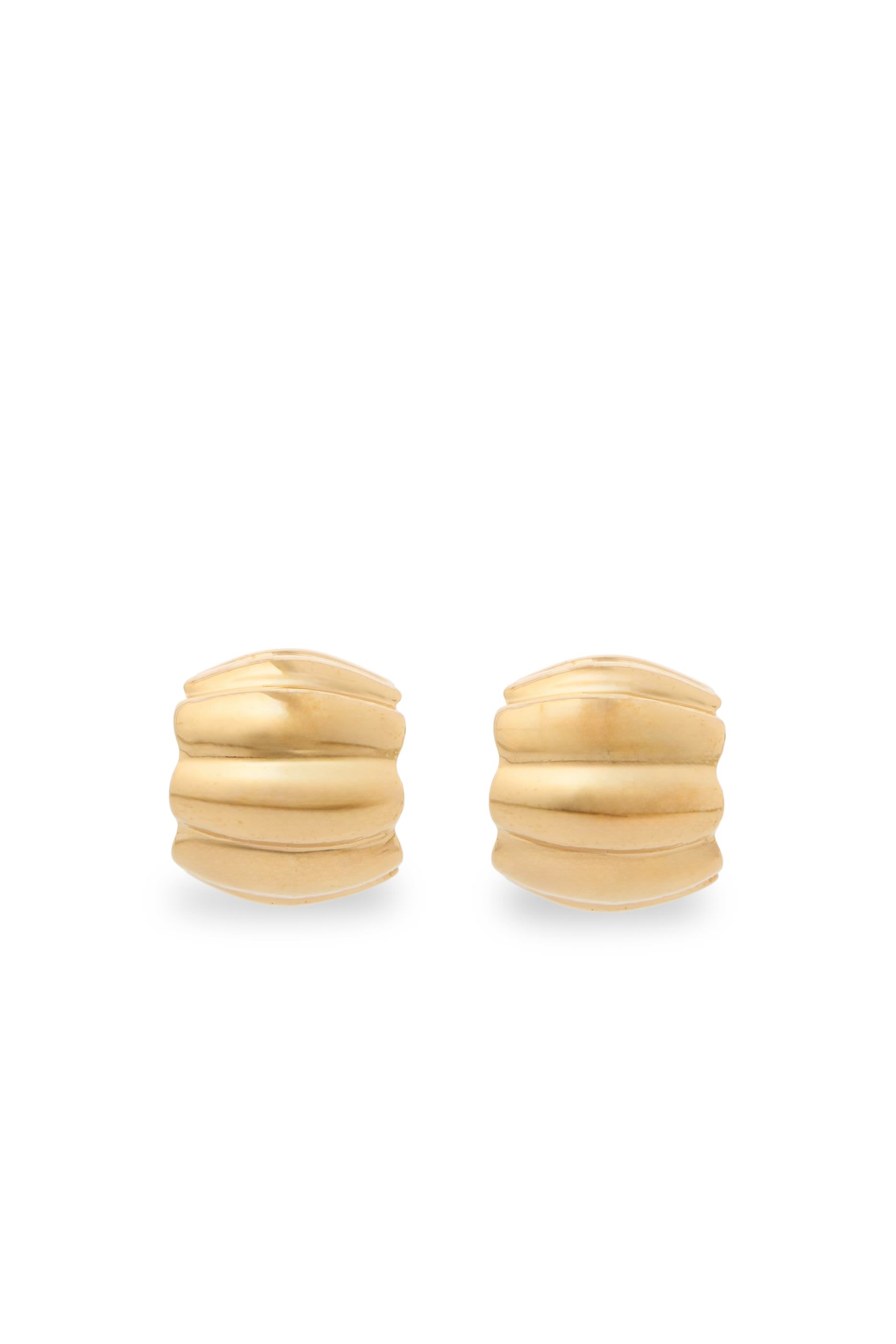  Terre Earrings, Gold-Plated Brass