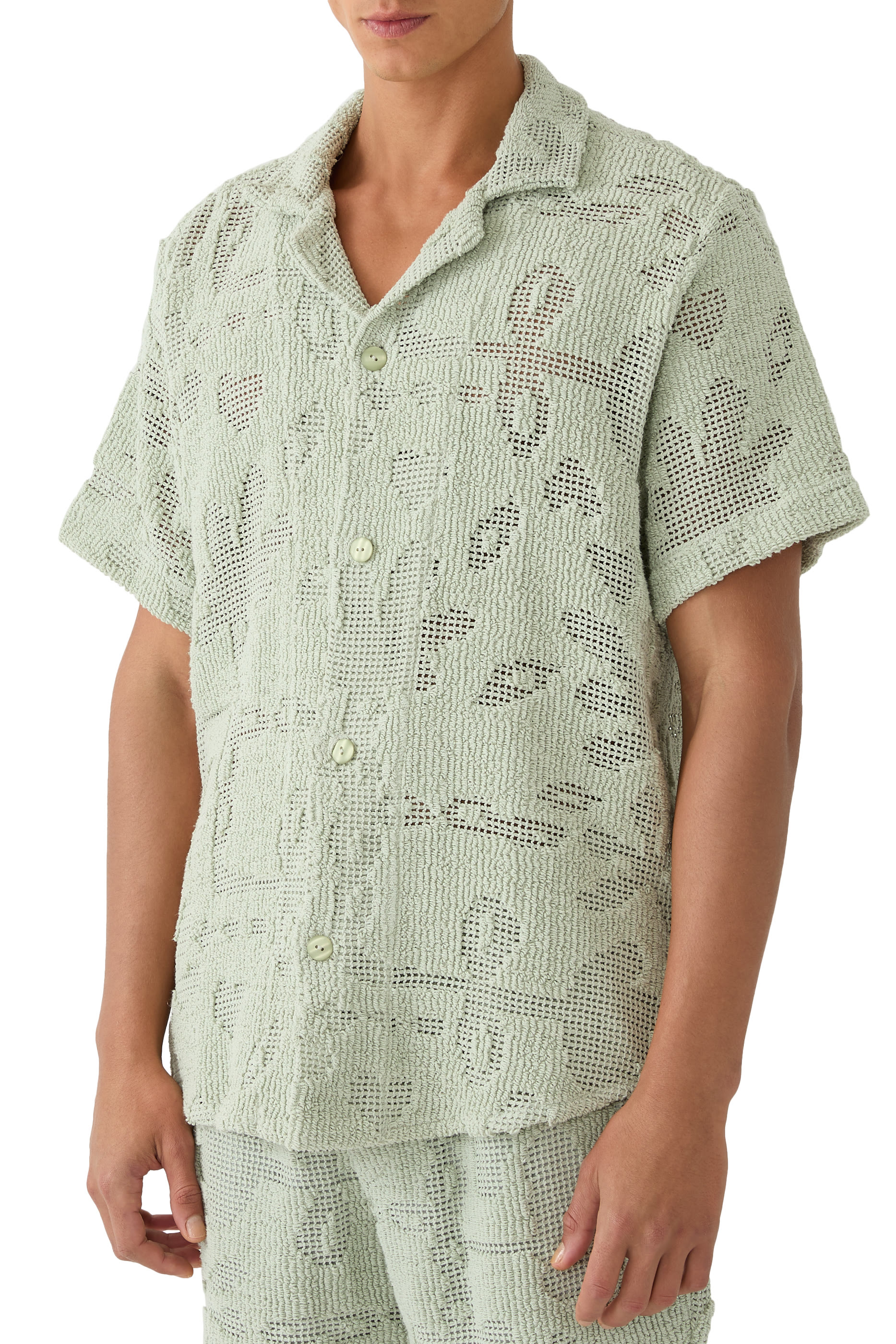 Galbanum Cuba Crochet Shirt