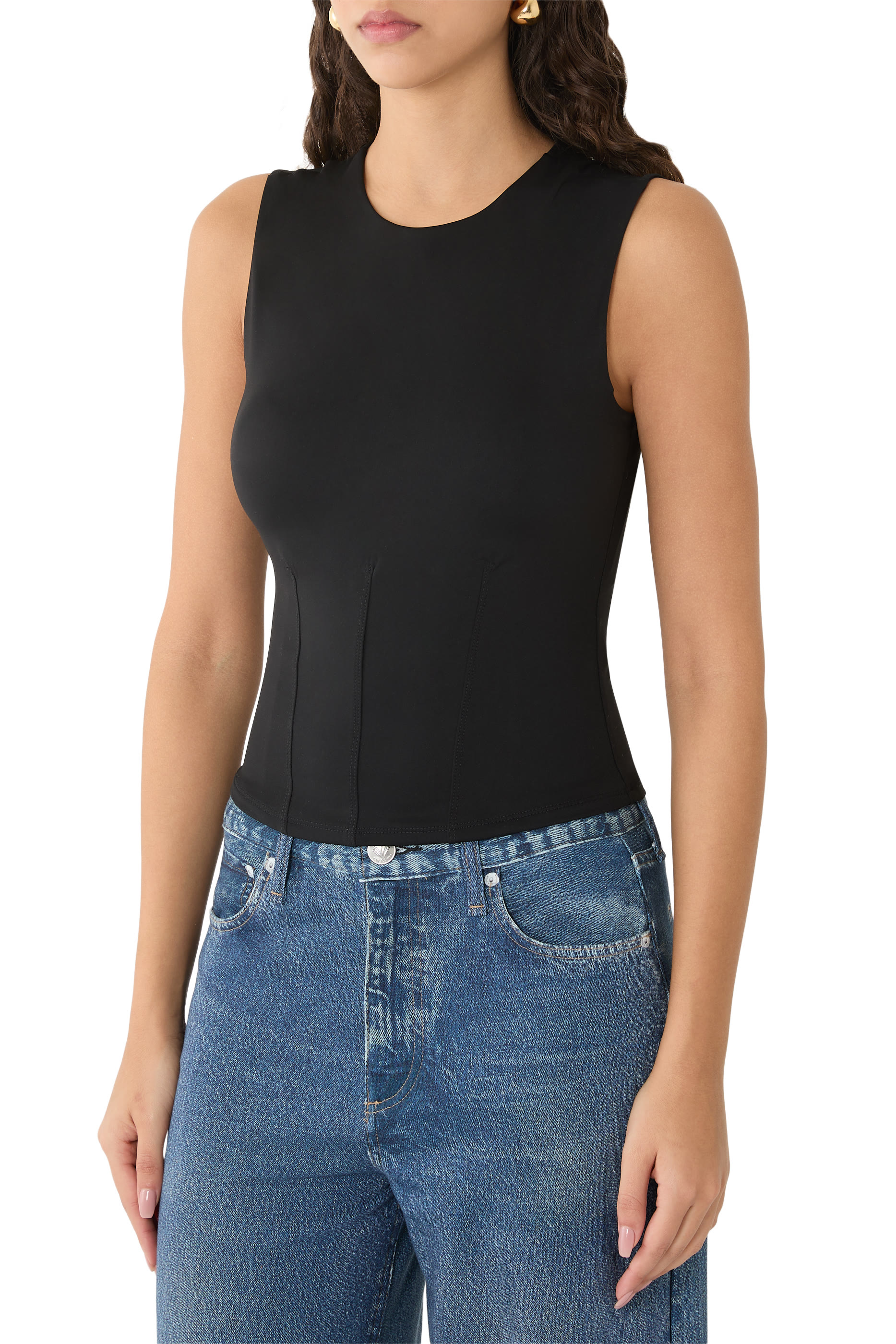 Weightless Corset Tank Top