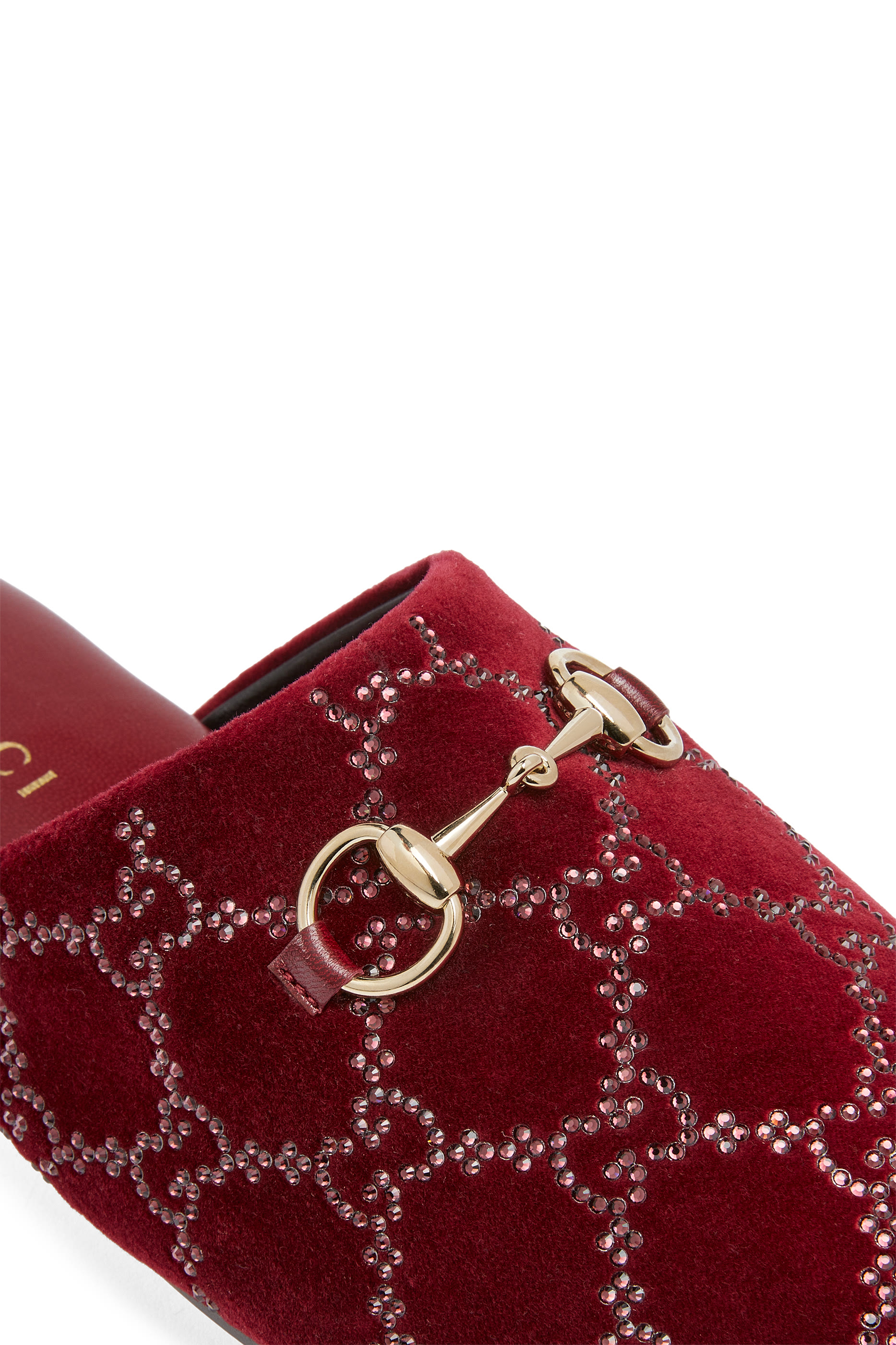 Horsebit GG Crystal Mules