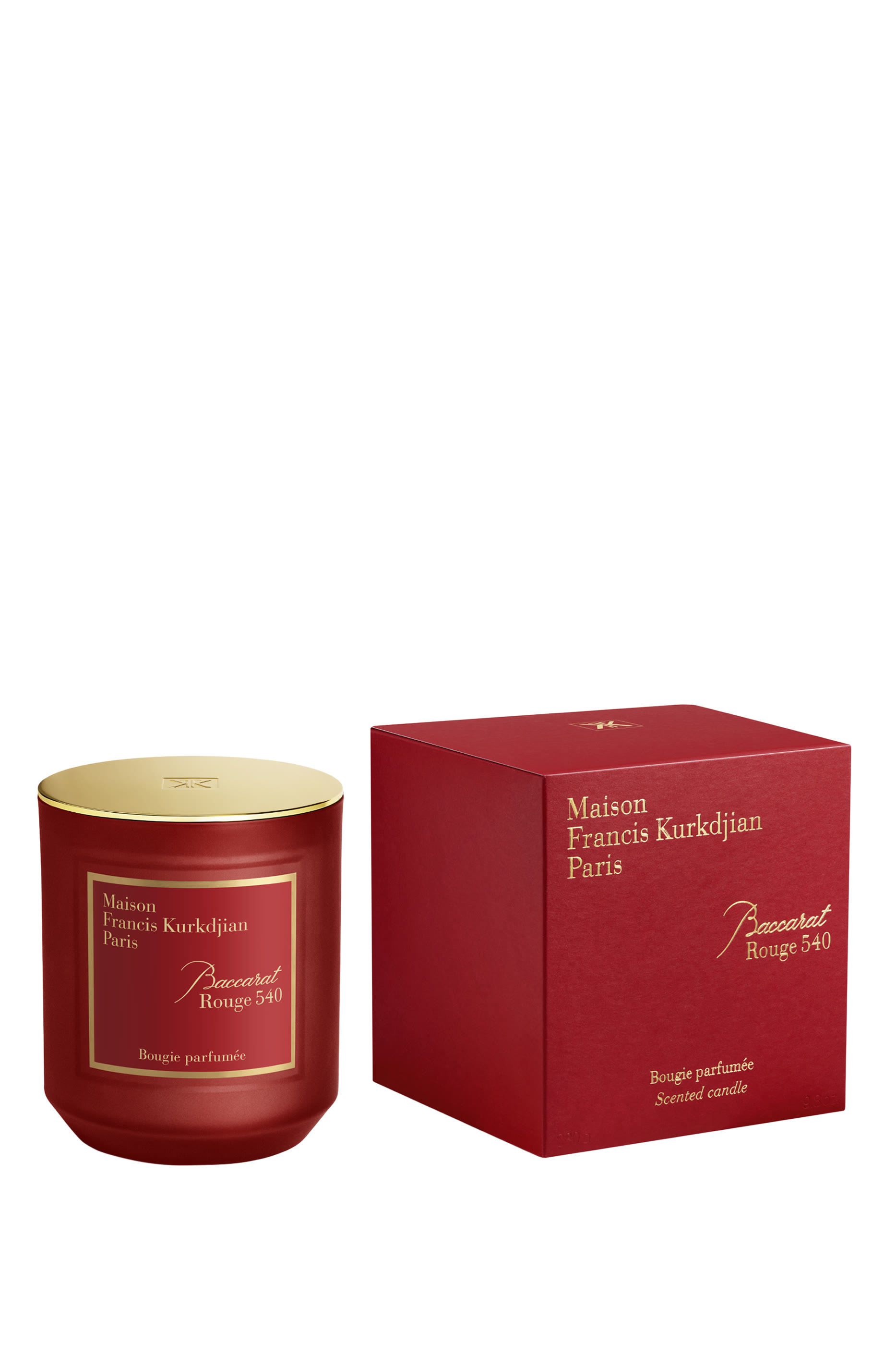Baccarat Rouge 540 Bougie Parfum&eacute;e