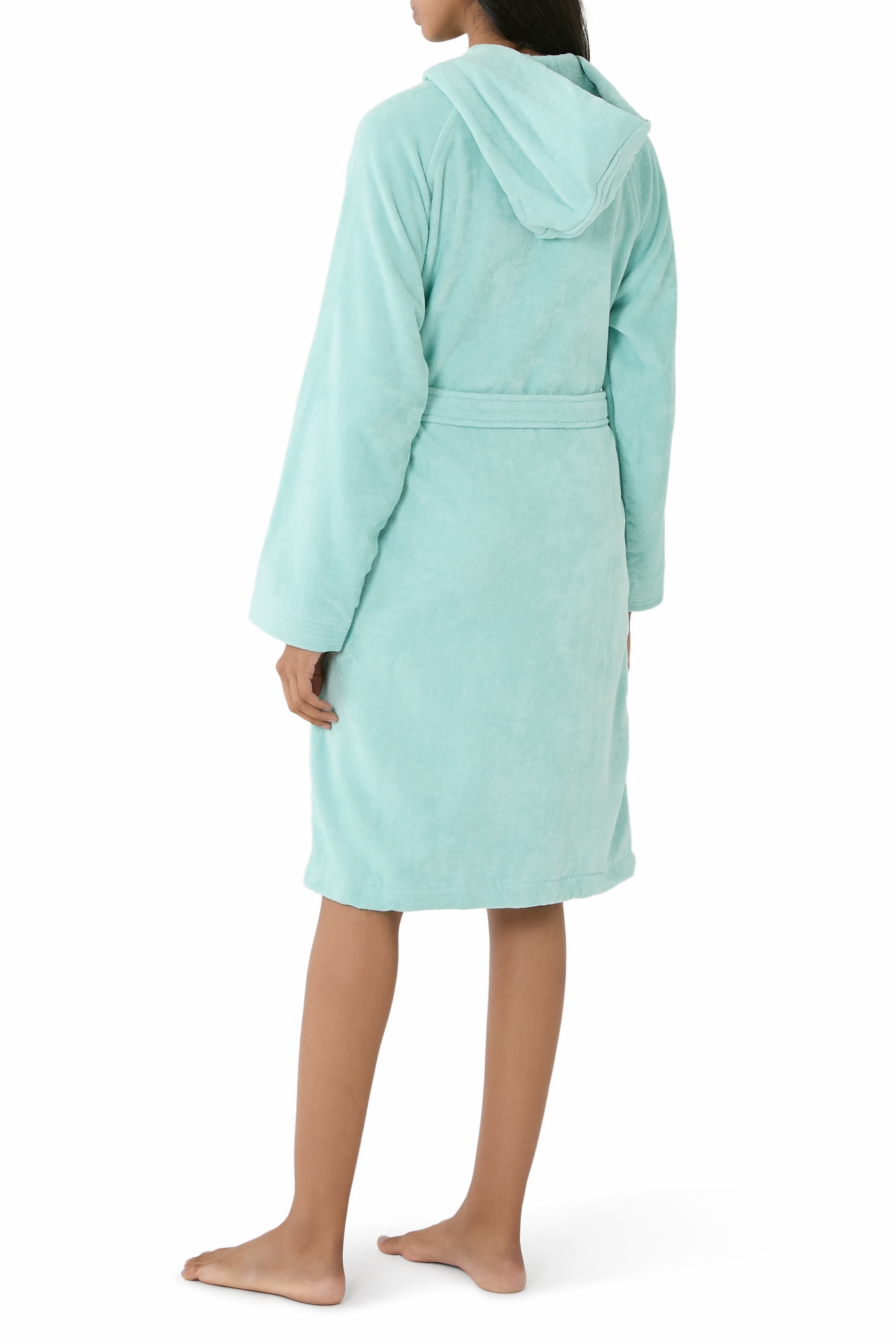Plain Logo Bathrobe