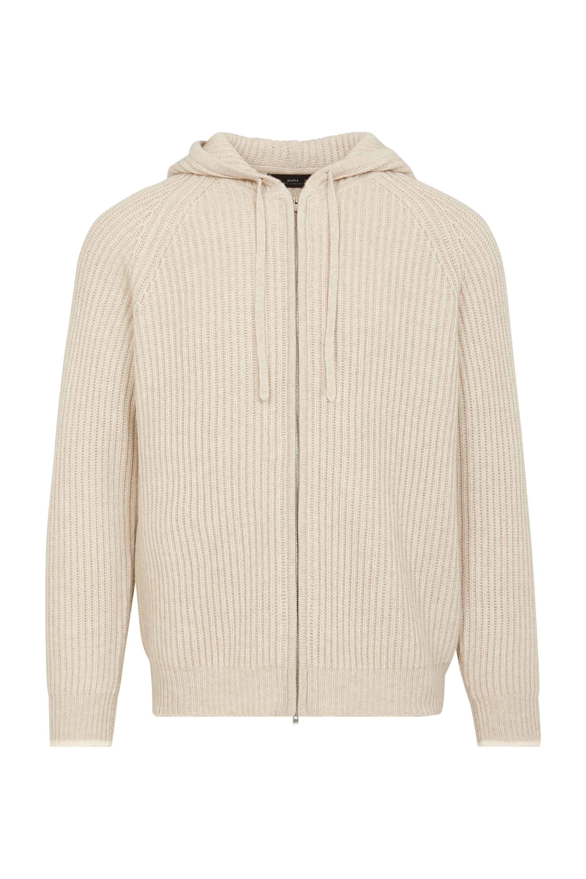 Zip-Up Hooded Cardigan