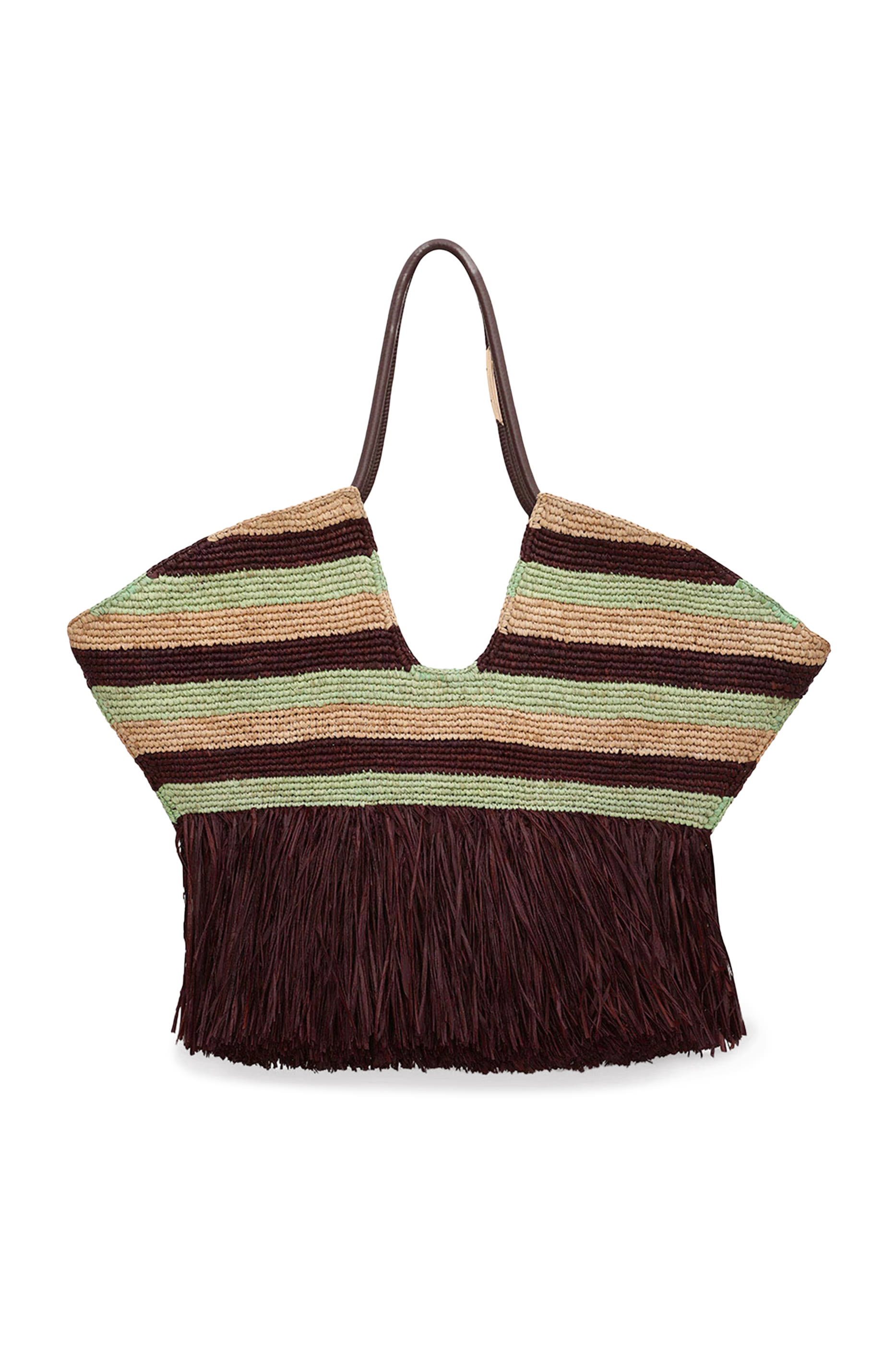 Goldentime Large Fringe Tote Bag